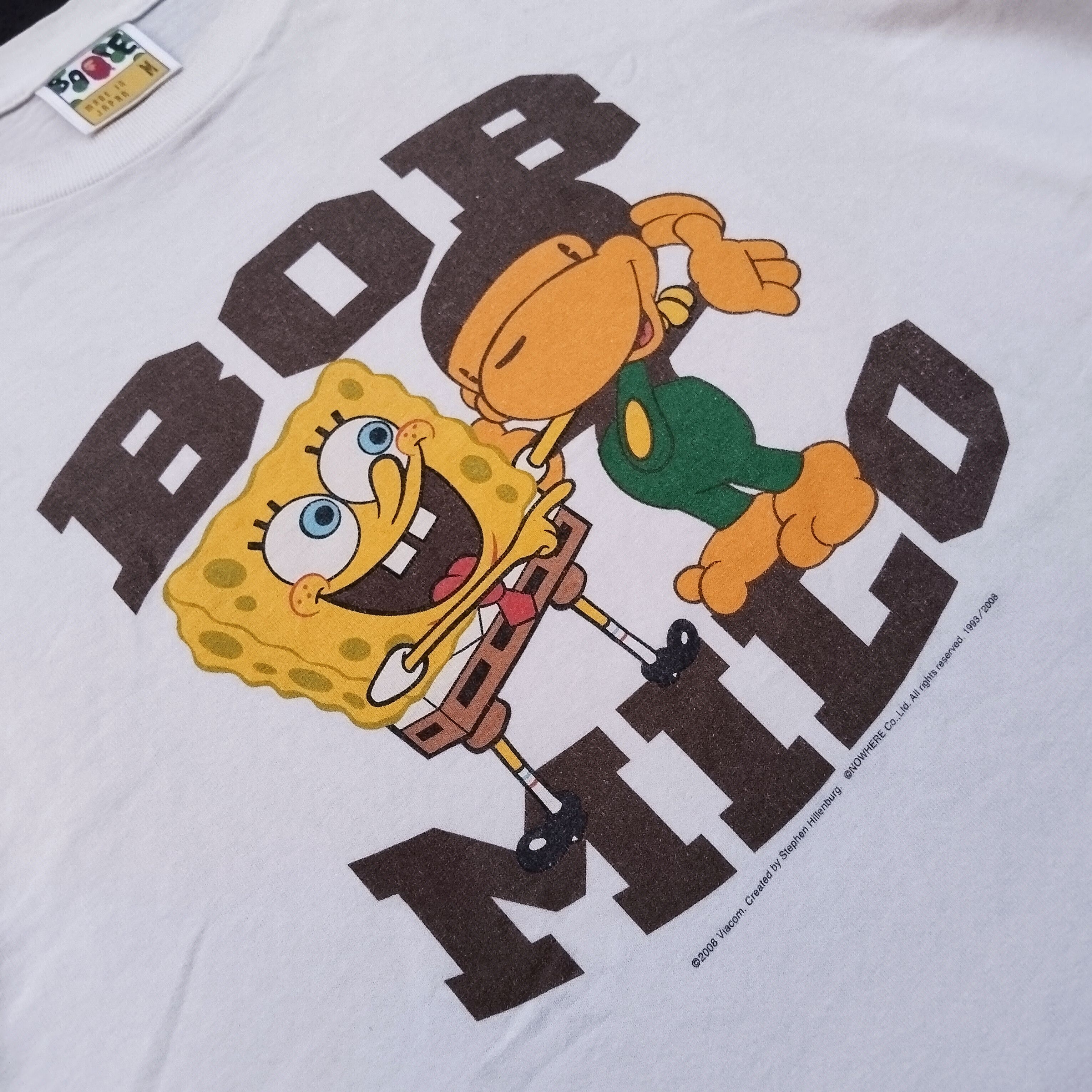Bape 2008 NFS Bape x Spongebobs Tee Size US M / EU 48-50 / 2 - 3 Thumbnail