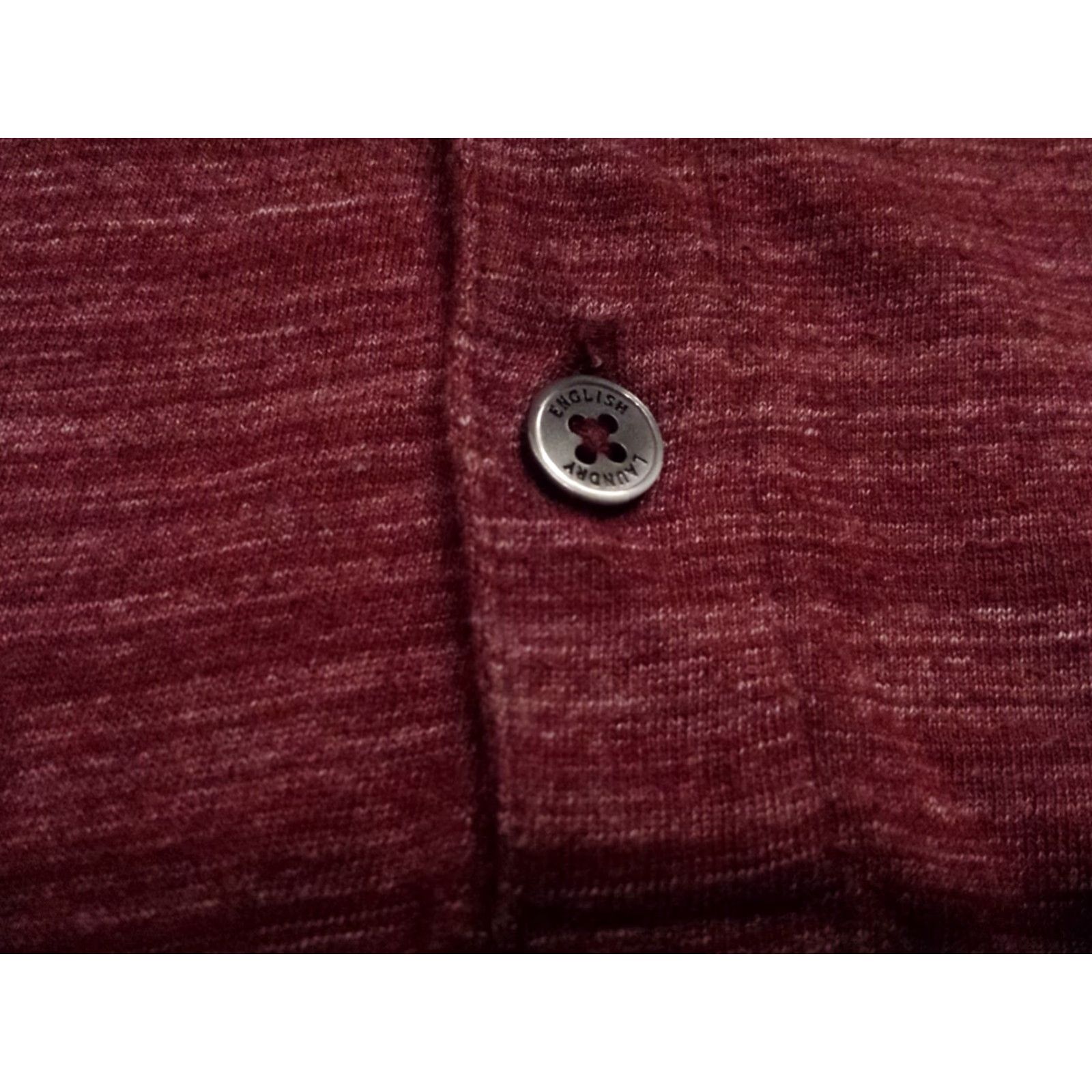 English Laundry English Laundry Polo Shirt Mens XL Red Striped Cotton-Polyester Short Sleeve Casual Shirt Size US XL / EU 56 / 4 - 3 Thumbnail
