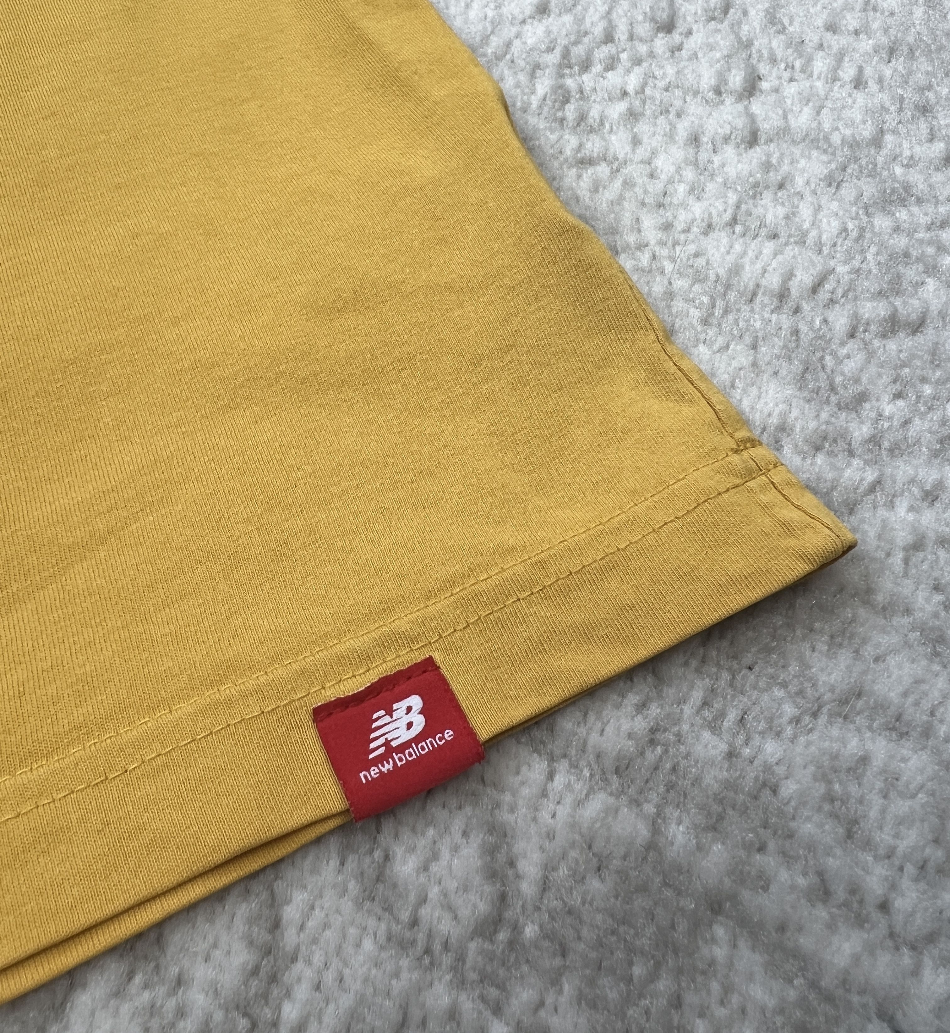 New Balance New Balance Yellow T-Shirt with Embroidered Logo L Size US L / EU 52-54 / 3 - 7 Thumbnail