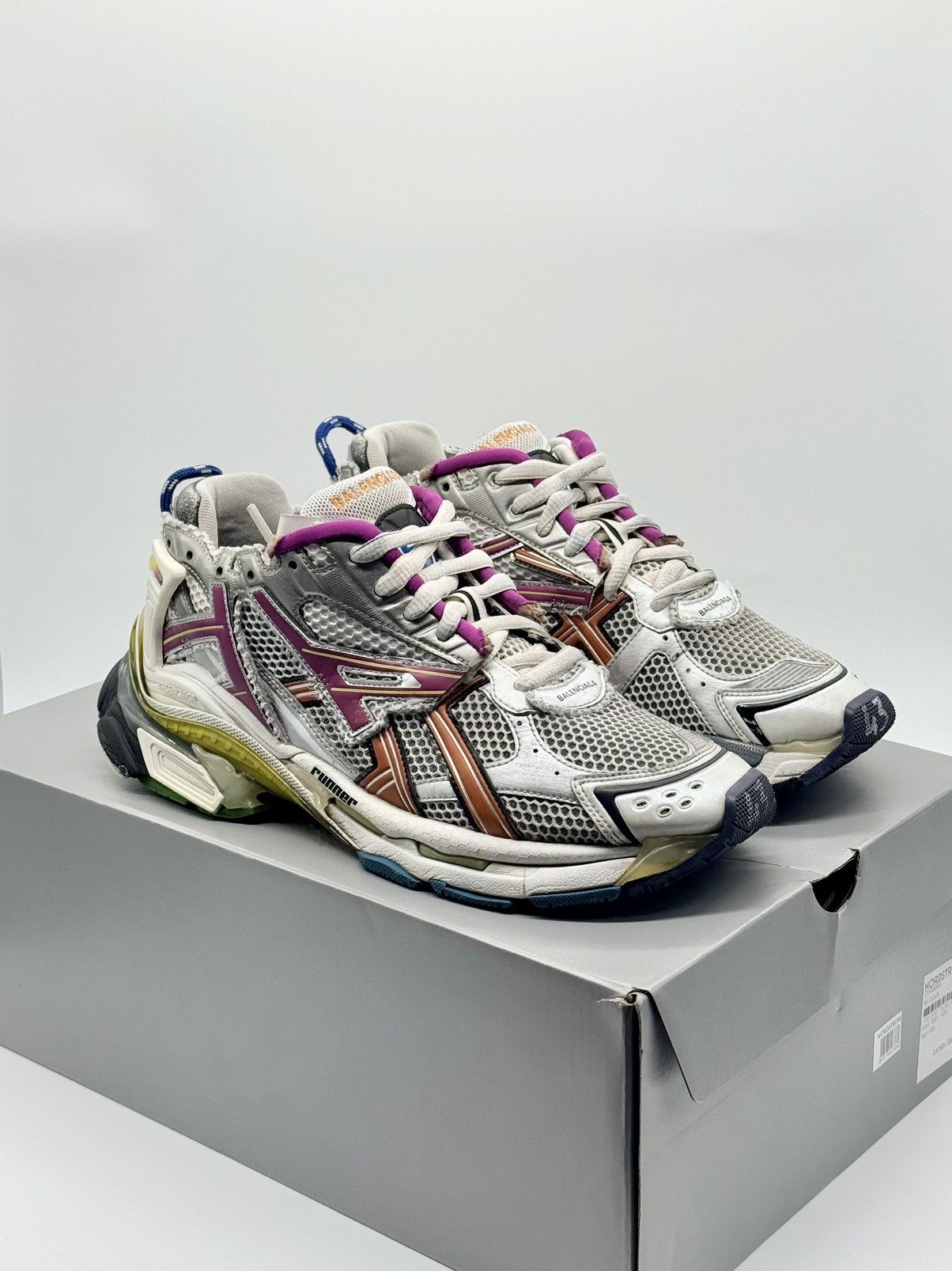 Balenciaga Size 10 - Balenciaga Runner Sneaker Multi-Color Size US 10 / EU 43 - 1 Thumbnail