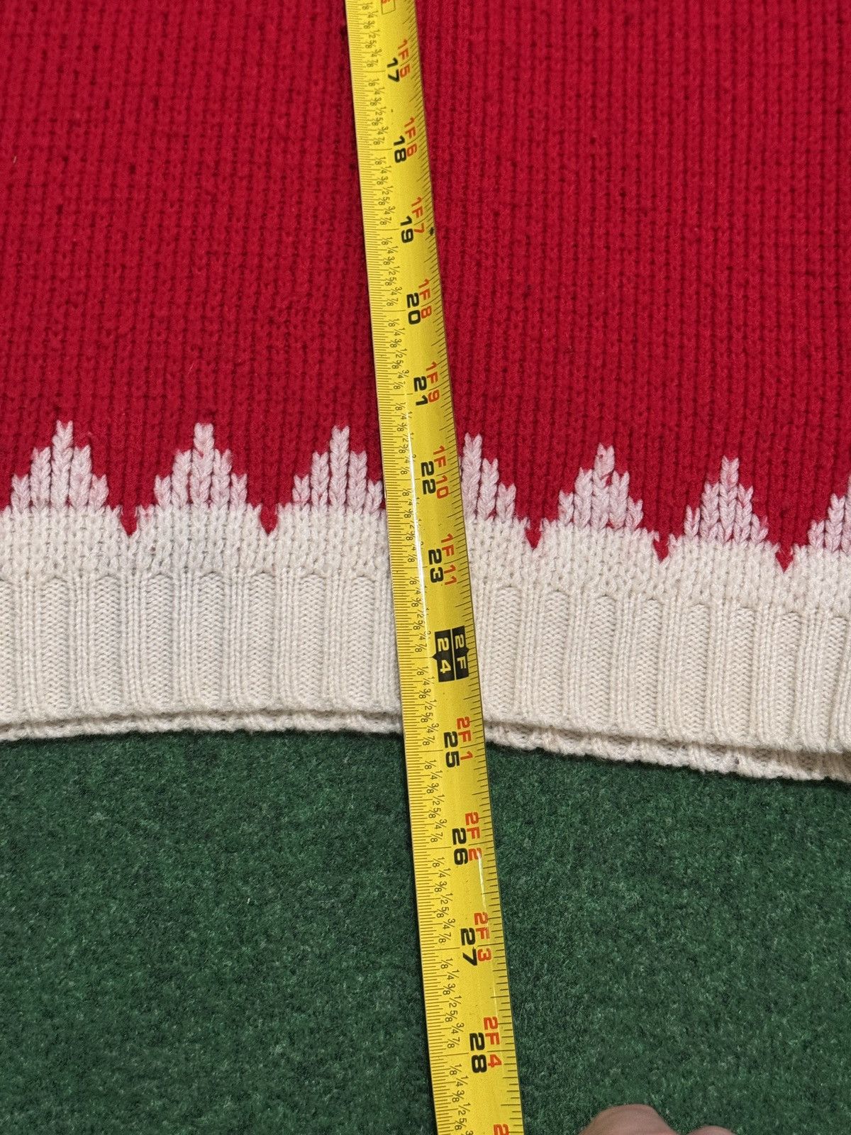 Vintage Vintage Mancraft 70s Nordic Knit Large 22x25 Retro Sweater Size L / US 10 / IT 46 - 7 Thumbnail