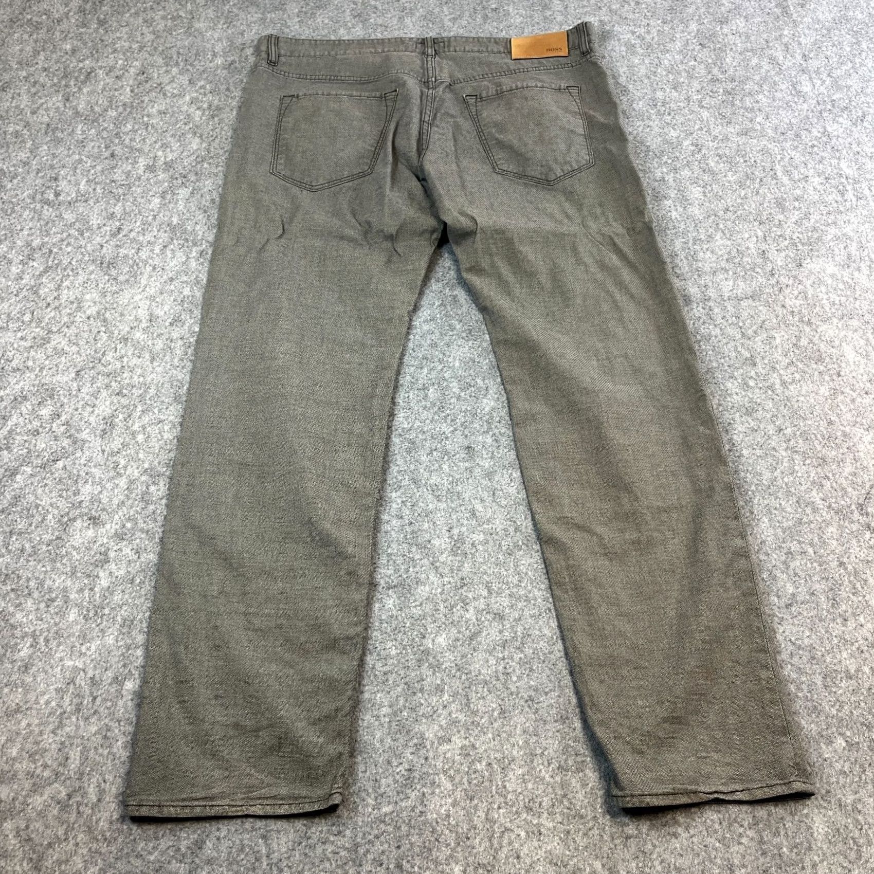 Hugo Boss Hugo Boss Mens Chino Trousers 38 32 Grey Stretch Regular Tapered 5-Pocket Style Maine Mens Size US 38 / EU 54 - 2 Thumbnail