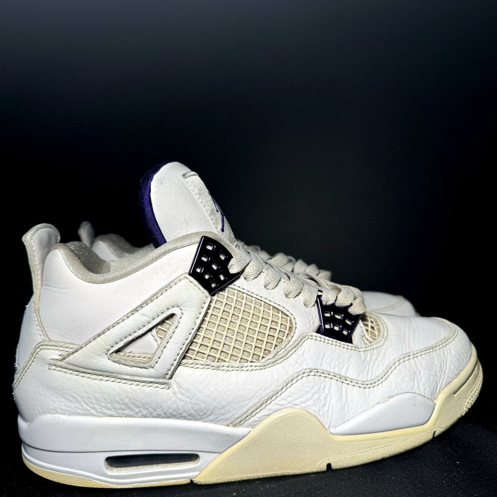 Jordan Brand × Nike Size 8 - Nike Air Jordan 4 Retro Purple Metallic Men's Shoes Size US 8 / EU 41 - 1 Thumbnail