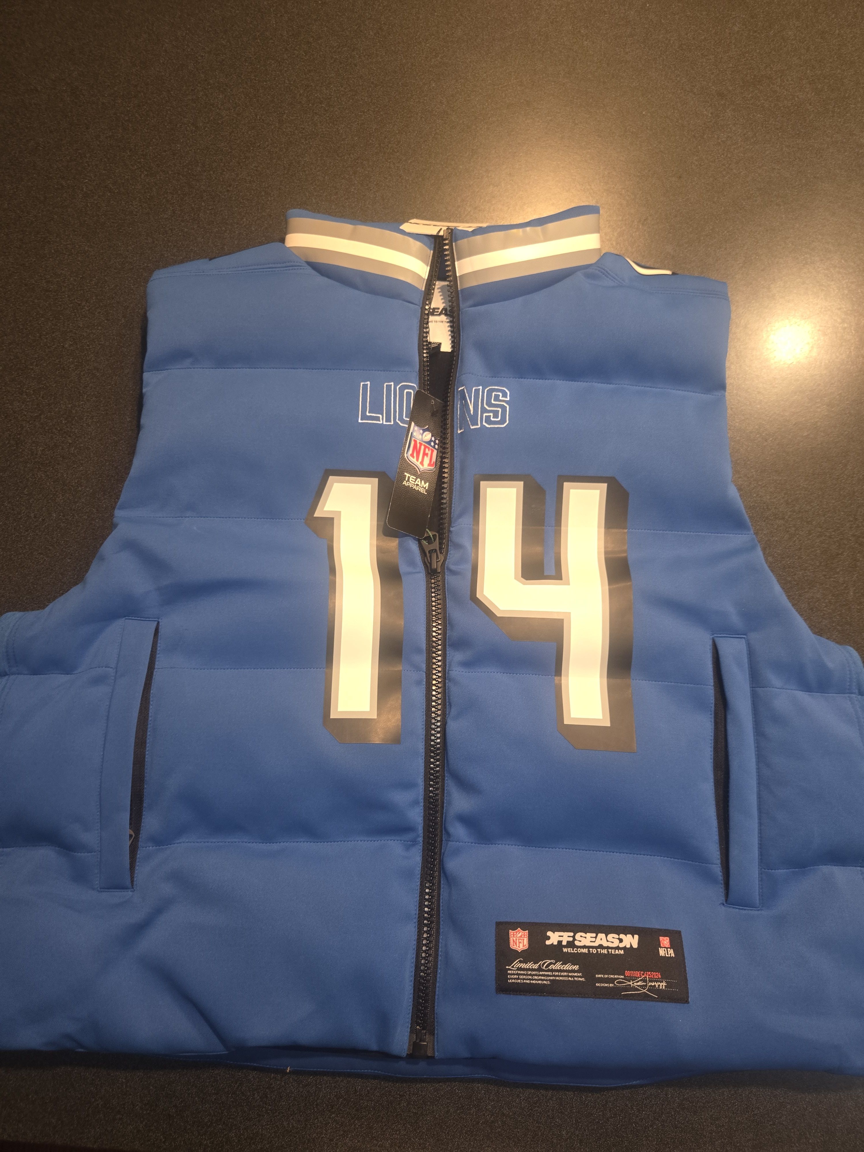 Other Detroit Lions Amon-Ra St Brown “Off Season” Vest 2X Limited Size US XXL / EU 58 / 5 - 1 Thumbnail