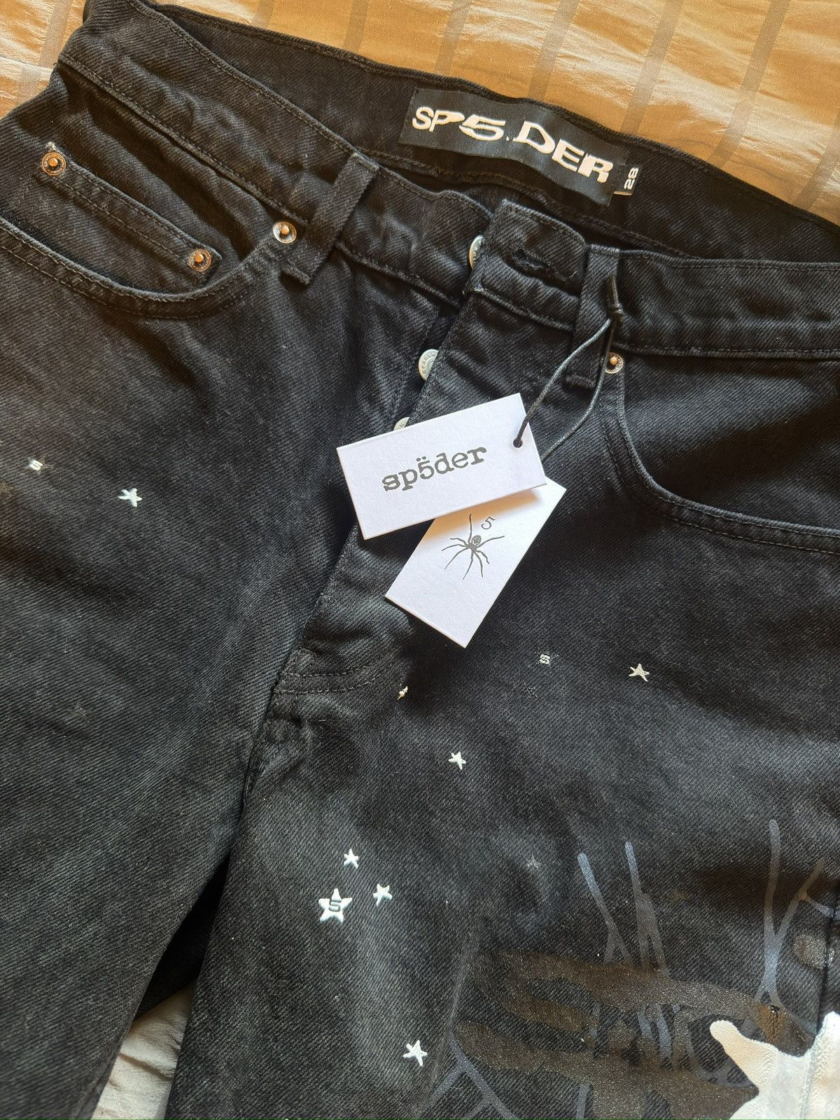 Sp5der Sp5der HEAVY WEB DENIM SHORT Size US 28 / EU 44 - 3 Thumbnail