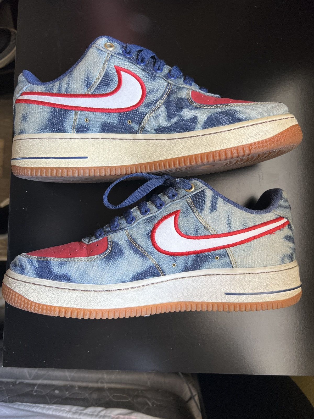 Nike Air Force 1 ‘07 Denim Size US 7.5 / EU 40-41 - 2 Thumbnail