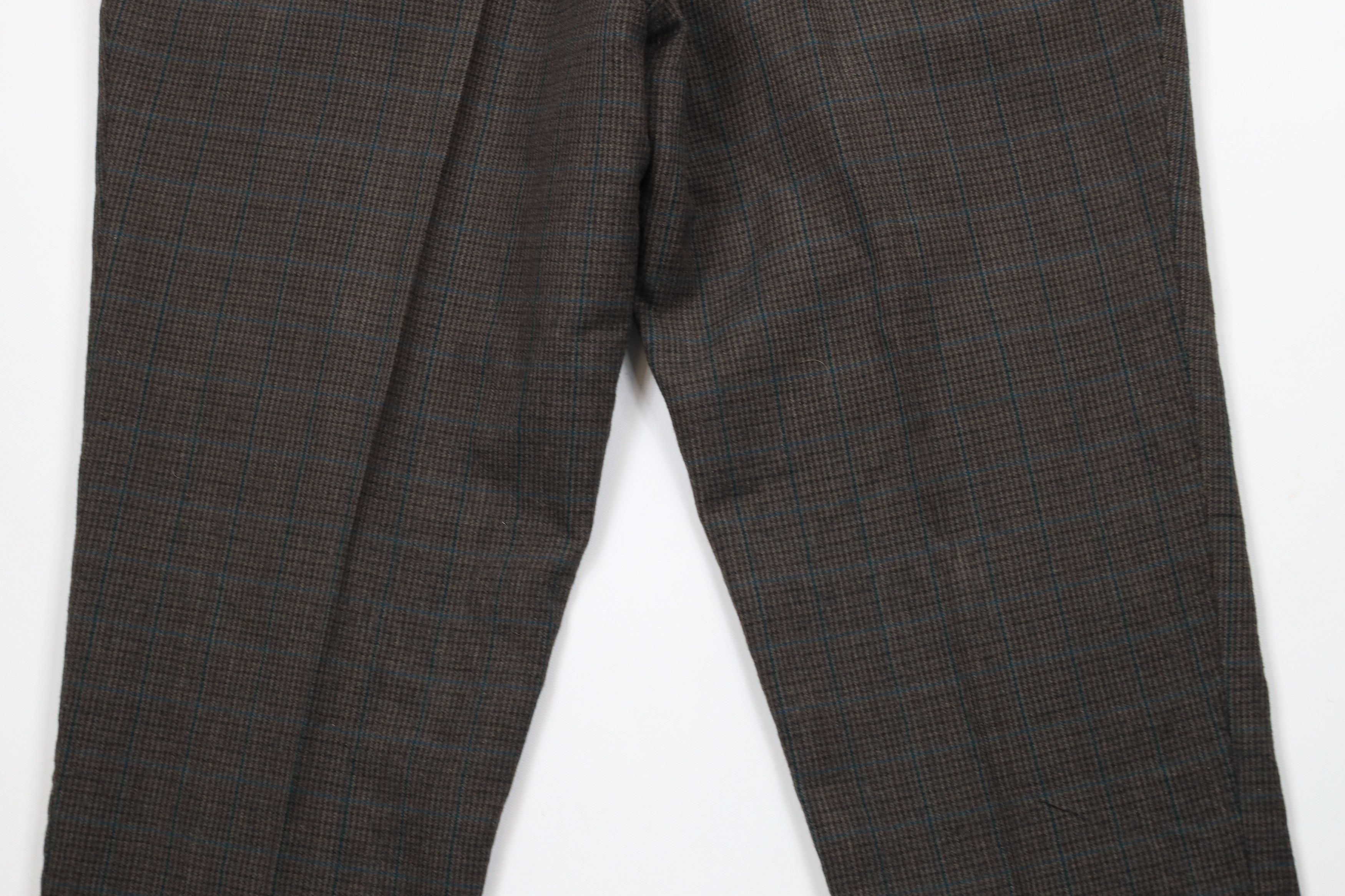Vintage Vintage 90s Streetwear Tweed Houndstooth Plaid Chino Pants Size US 36 / EU 52 - 10 Thumbnail