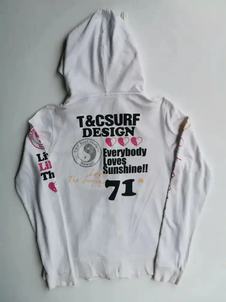 Japanese Brand T&C Surf Design Big Logo Hoodie Sweaters Size US L / EU 52-54 / 3 - 2 Thumbnail