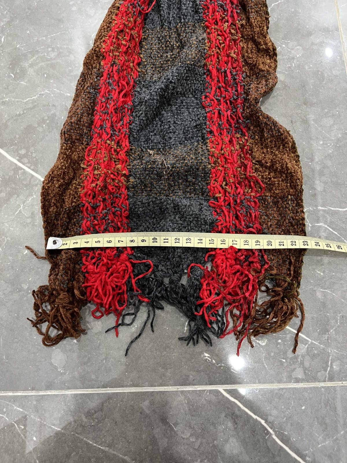 Isamu Katayama Backlash × Japanese Brand × KMRii Japanese knit scraft kmrii styled Size ONE SIZE - 4 Thumbnail