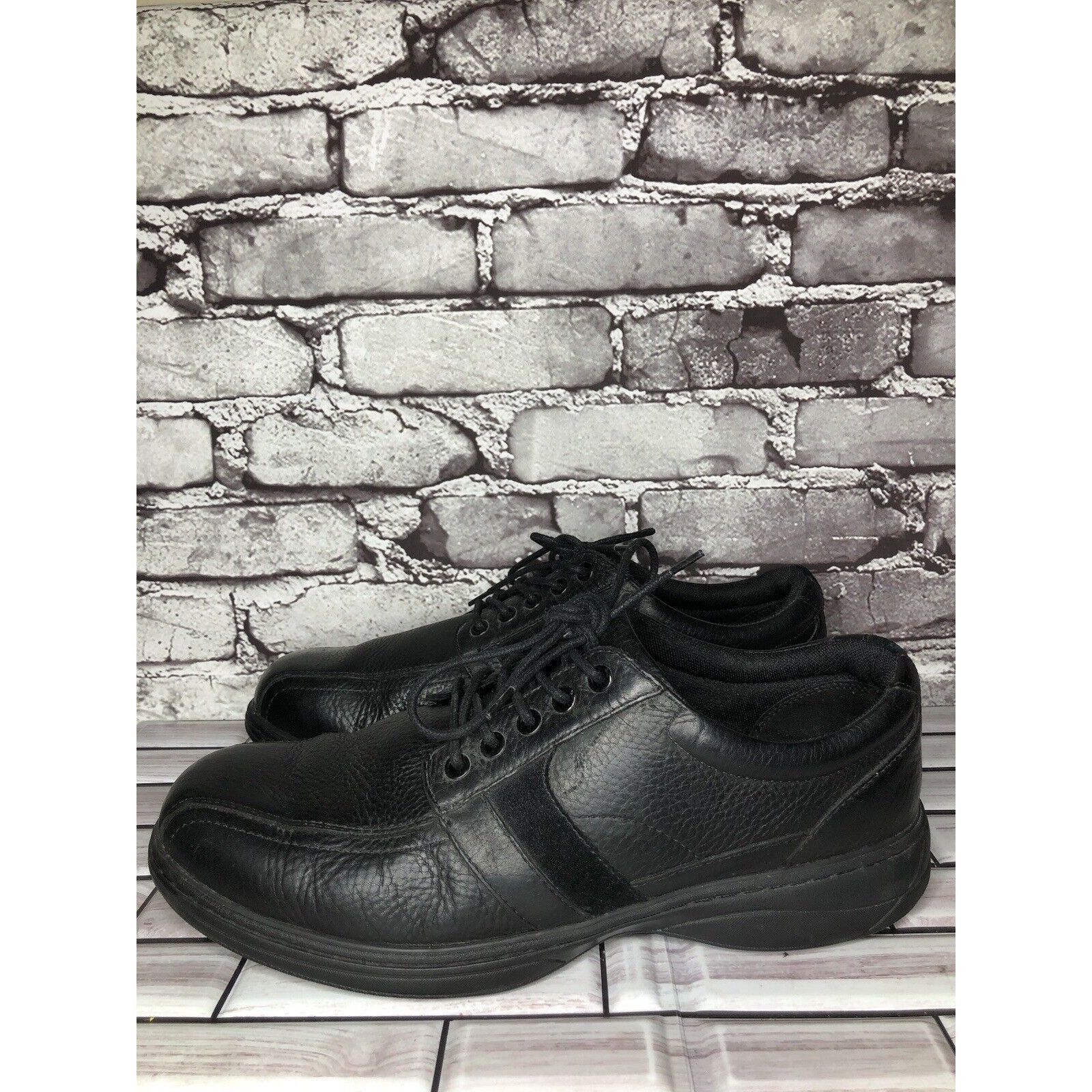 Other ABEO 24/7 Upland Black Leather Slip Resistant Oxfords Shoes Size US 11 / EU 44 - 15 Thumbnail