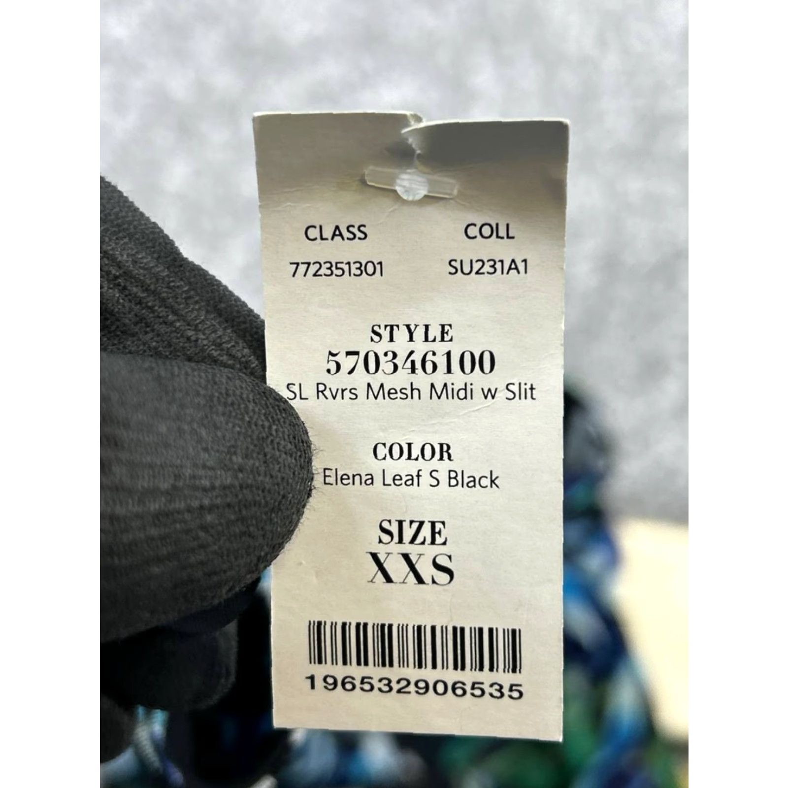 White House Black Market White House Black Market Dress Womens 2XS Blue Floral Bodycon Sleeveless V-Neck Knee Length Pullover Casual Polyester Size XXS / US 00 / IT 34 - 5 Thumbnail