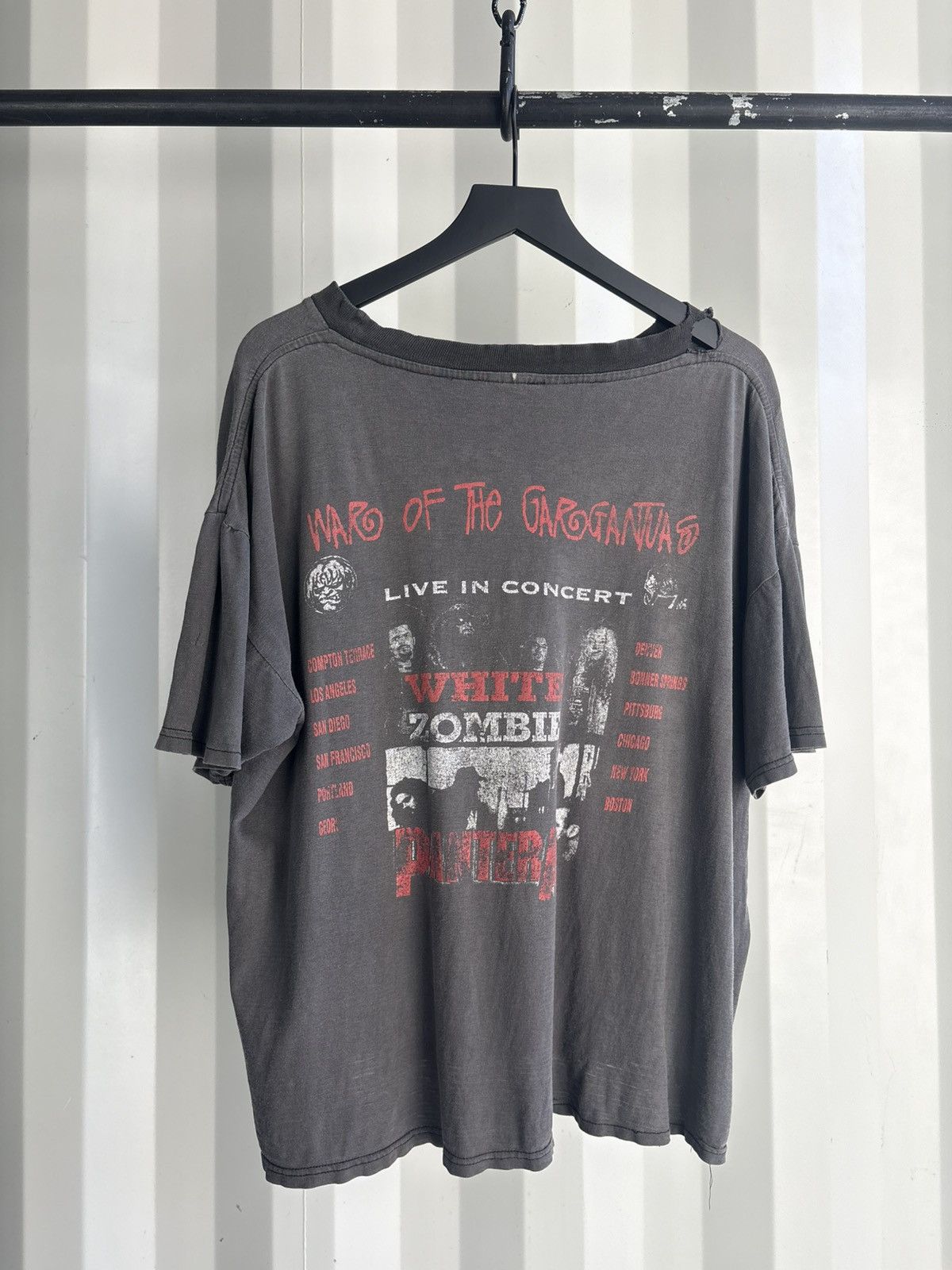 Band Tees Thrashed Pantera War of Gargantuas Faded Shirt GRUNGE Band Size US XL / EU 56 / 4 - 3 Thumbnail