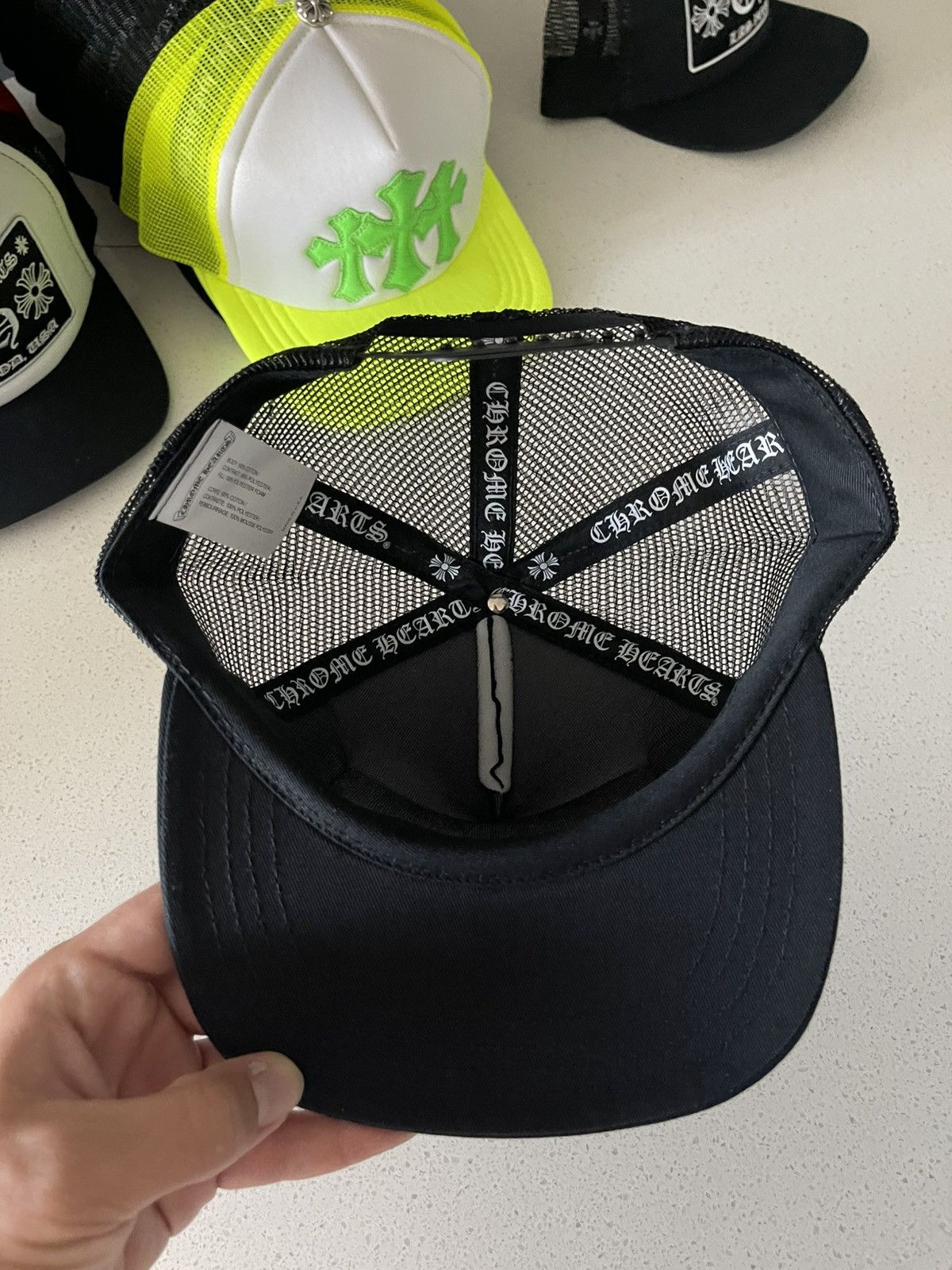 Chrome Hearts Chrome Hearts Las Vegas Black Trucker Size ONE SIZE - 3 Thumbnail