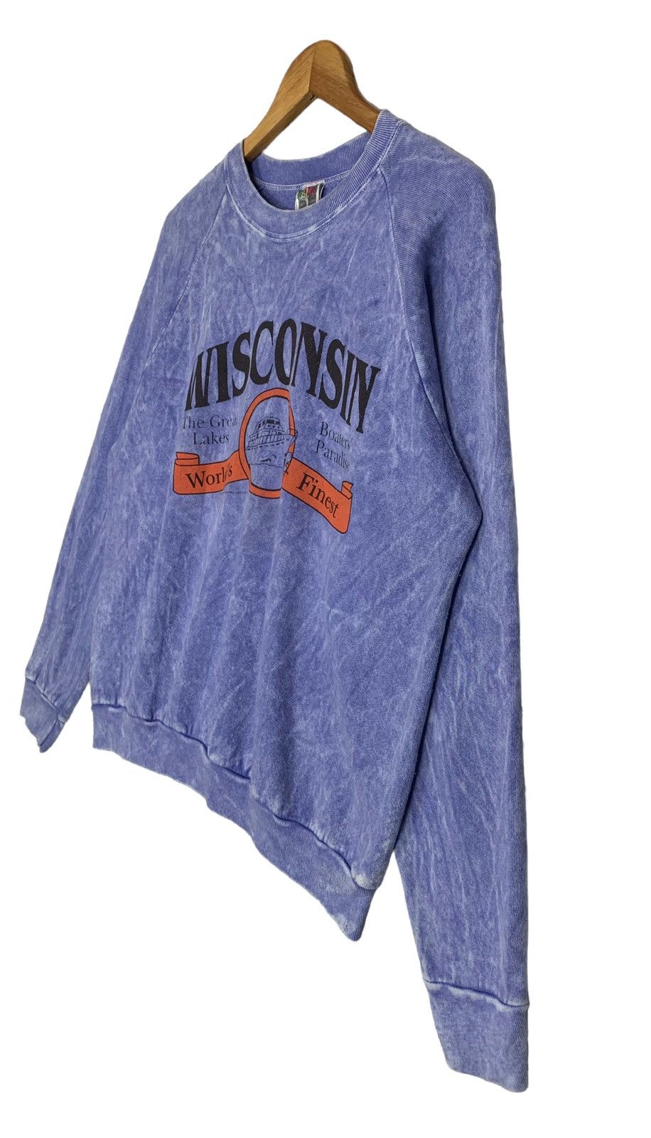 Fruit Of The Loom × Vintage Vintage Fruit Of The Loom Wisconsin Crewneck Sweatshirt Size US M / EU 48-50 / 2 - 5 Thumbnail