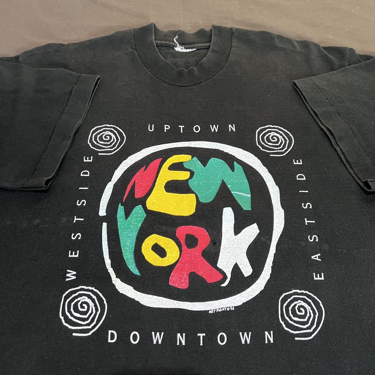 Vintage Vintage 90s New York Promo Tee Shirt graphic Size US M / EU 48-50 / 2 - 1 Thumbnail