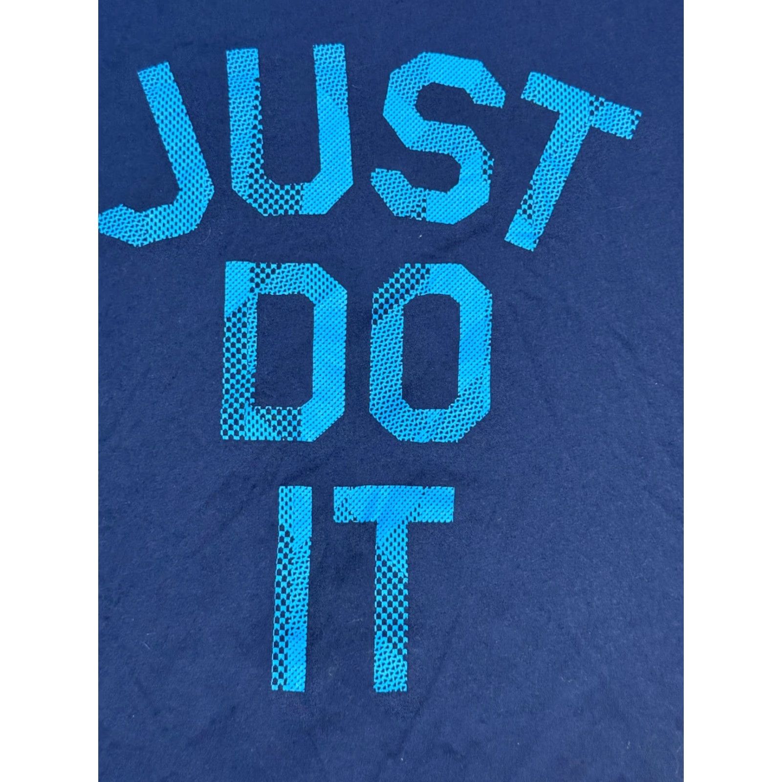Nike Nike Shirts Men XL Blue Short Sleeve Crew Neck Just Do It Print Dri-Fit Size US XL / EU 56 / 4 - 5 Thumbnail