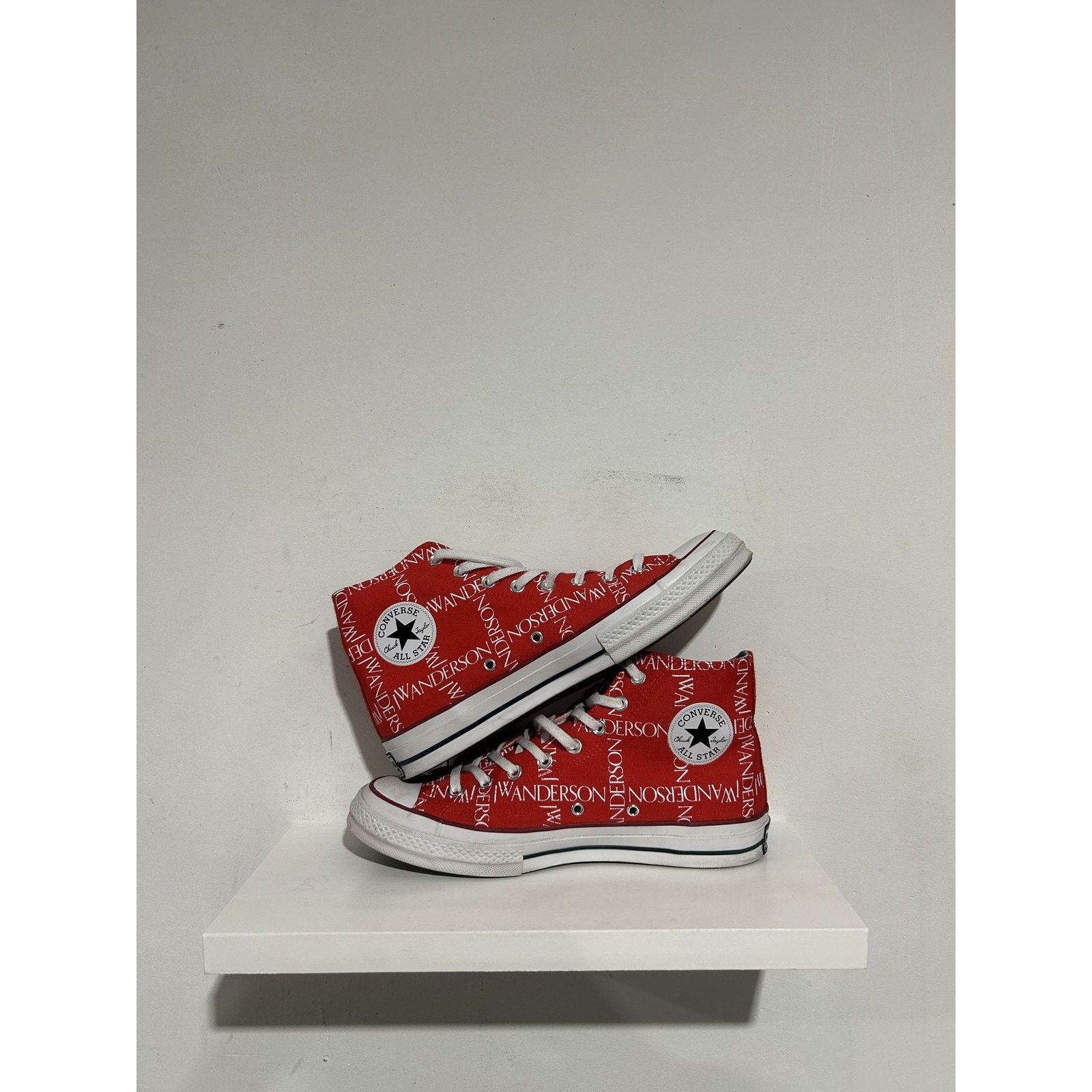 Converse CONVERSE HIGH JW ANDERSON RED SIZE 10 PREOWNED Size US 10 / EU 43 - 2 Thumbnail