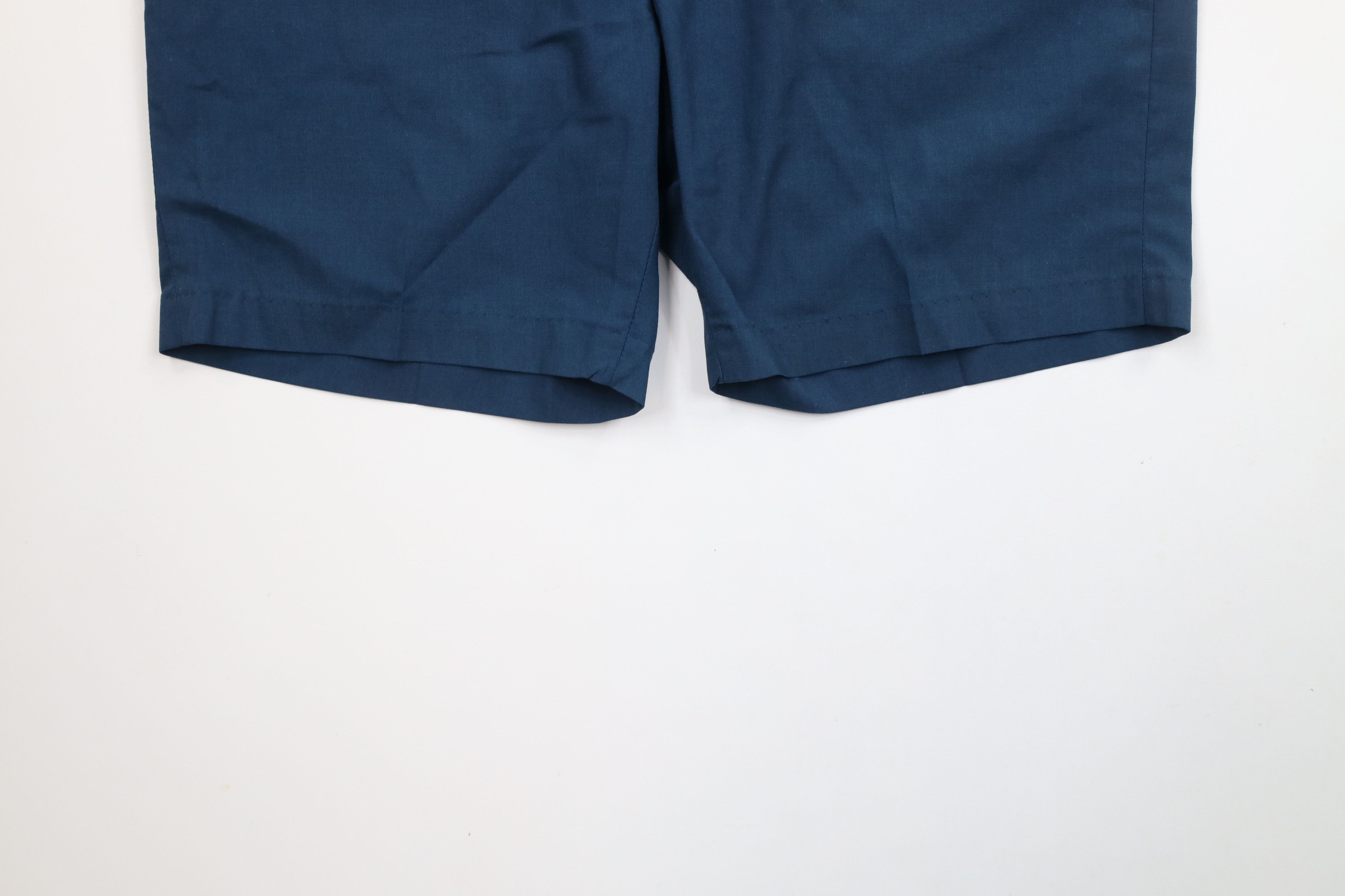 Vintage Vintage 60s 70s Streetwear Above Knee Chino Shorts Blue USA Size US 34 / EU 50 - 4 Thumbnail