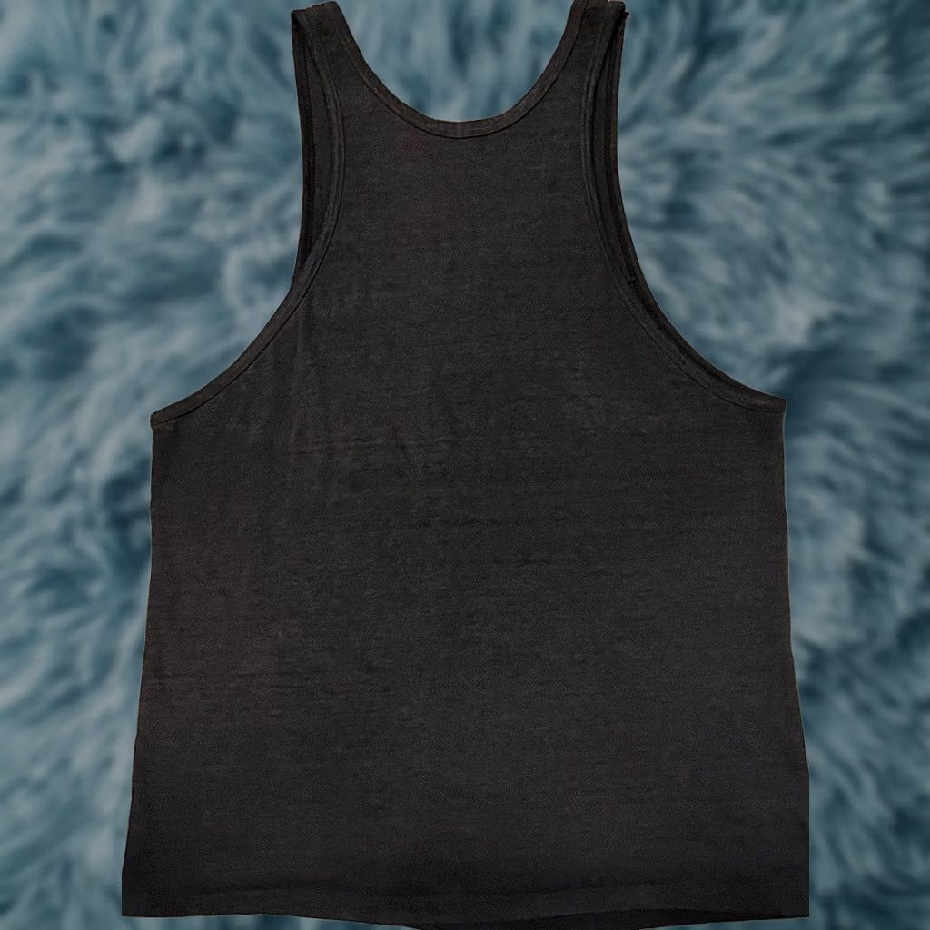 Vintage Vtg 80s Golds Gym Faded California Tank Top S Black Beach Weight Lifting Gym USA 90s Monkey PE Mens Size US S / EU 44-46 / 1 - 1 Thumbnail
