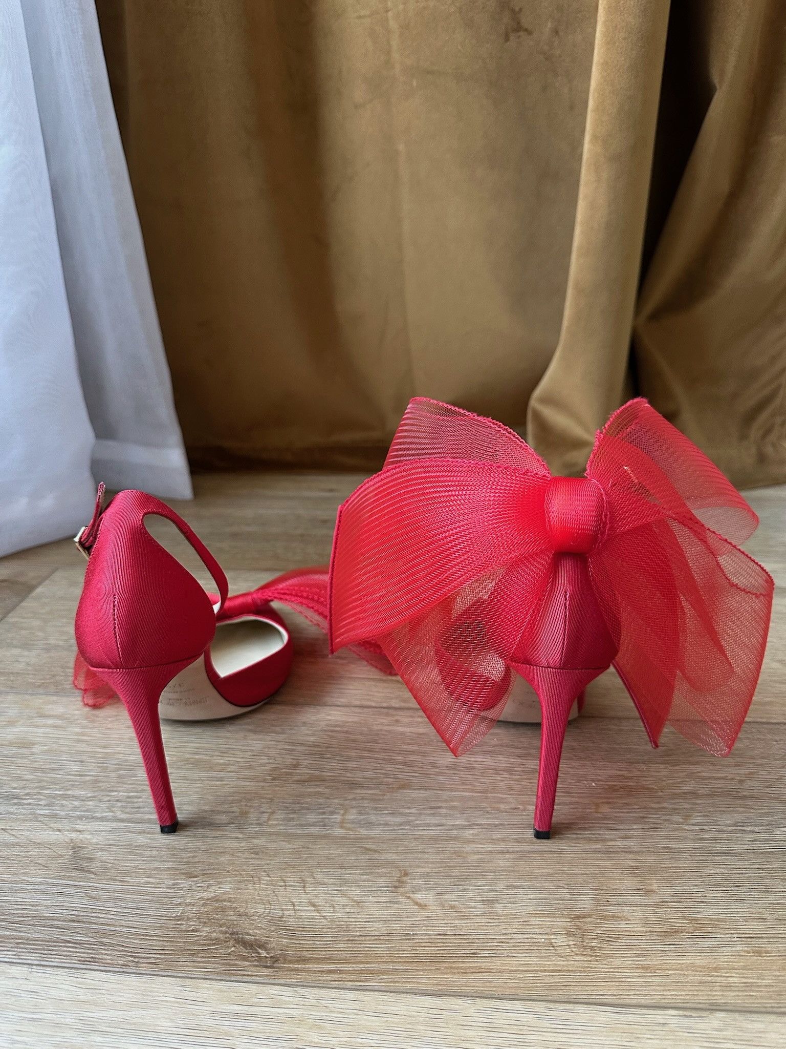 Jimmy Choo 🔥[SALE]🔥 Jimmy Choo Averly 100 Pumps Asymmetric Grosgrain Size US 8 / IT 38 - 10 Thumbnail