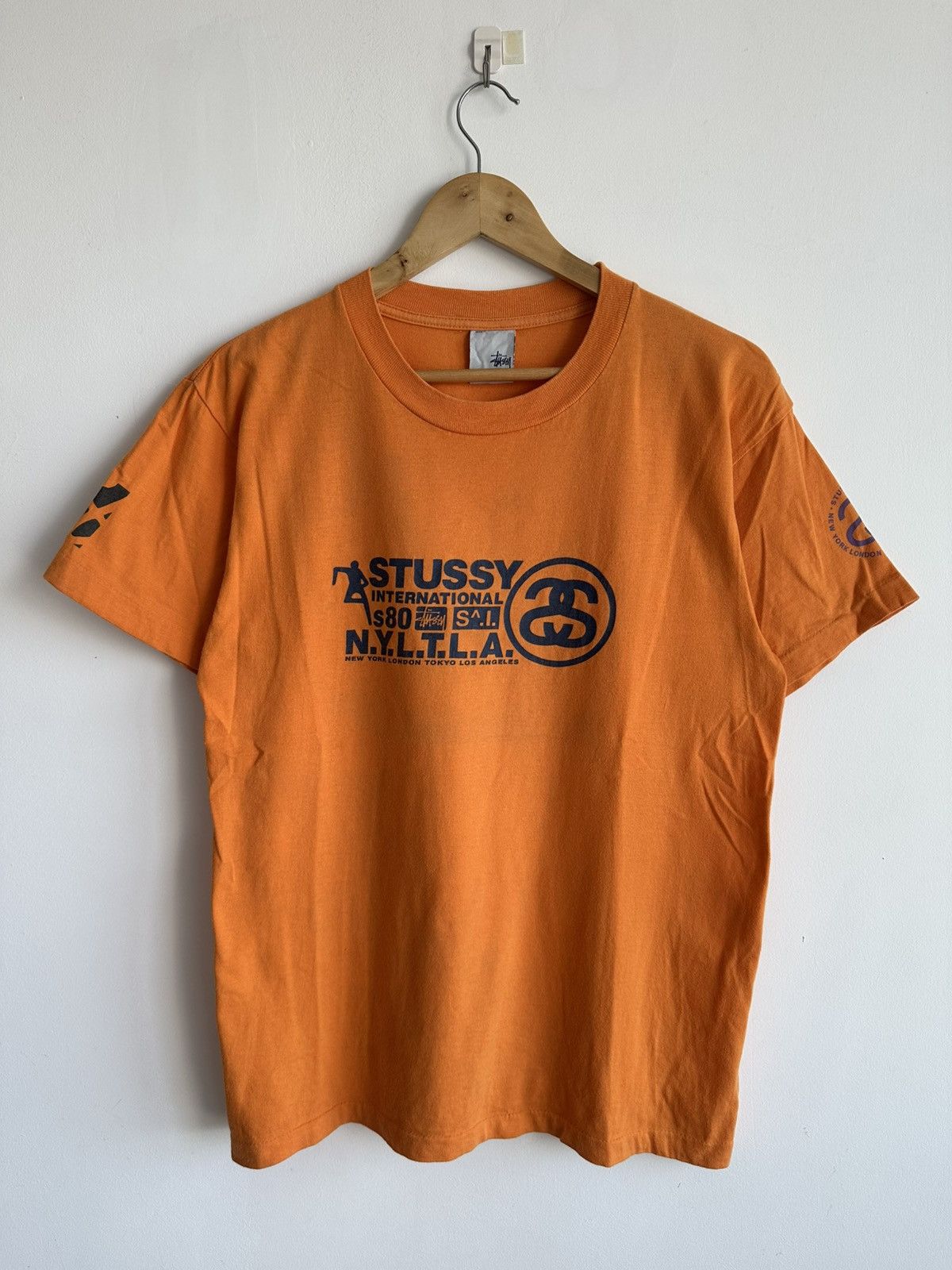 Stussy × Vintage Vintage 90’s Stussy International Single Stitch USA Tshirt Size US M / EU 48-50 / 2 - 3 Thumbnail