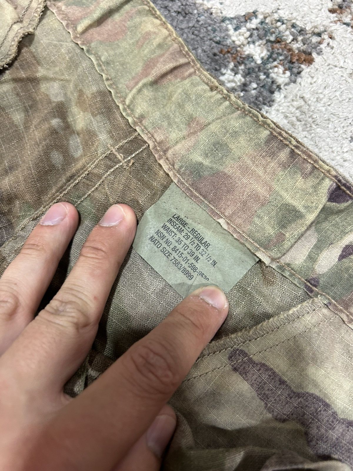 Vintage Vintage 90’s Camo Military Cargo Pants Size US 38 / EU 54 - 3 Thumbnail
