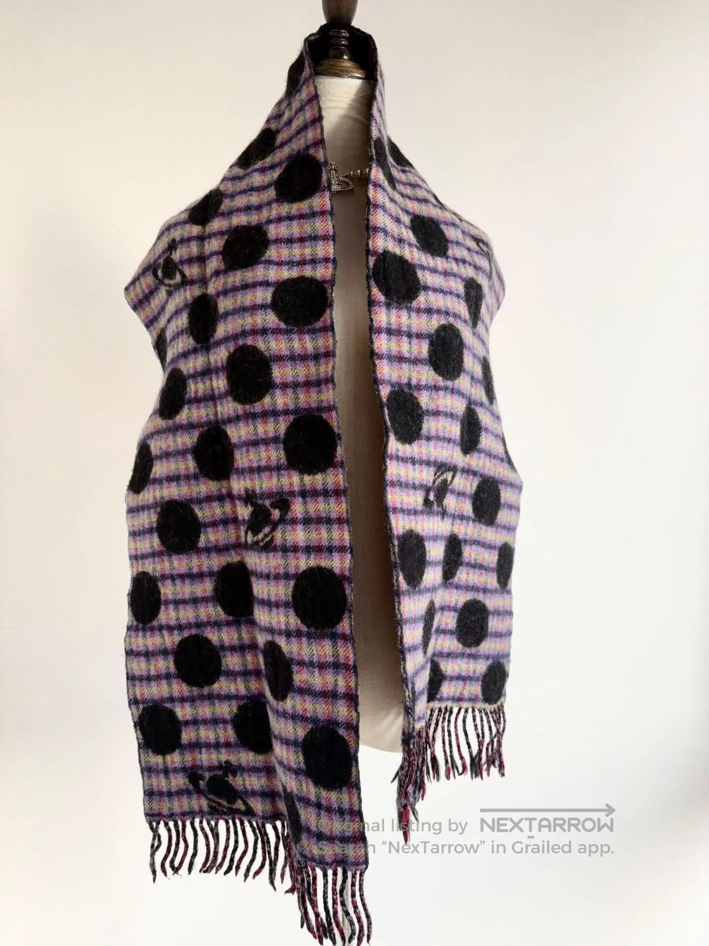 Vivienne Westwood Vivienne Westwood Vintage Polka Dot Saturn Scarf. Size ONE SIZE - 6 Thumbnail