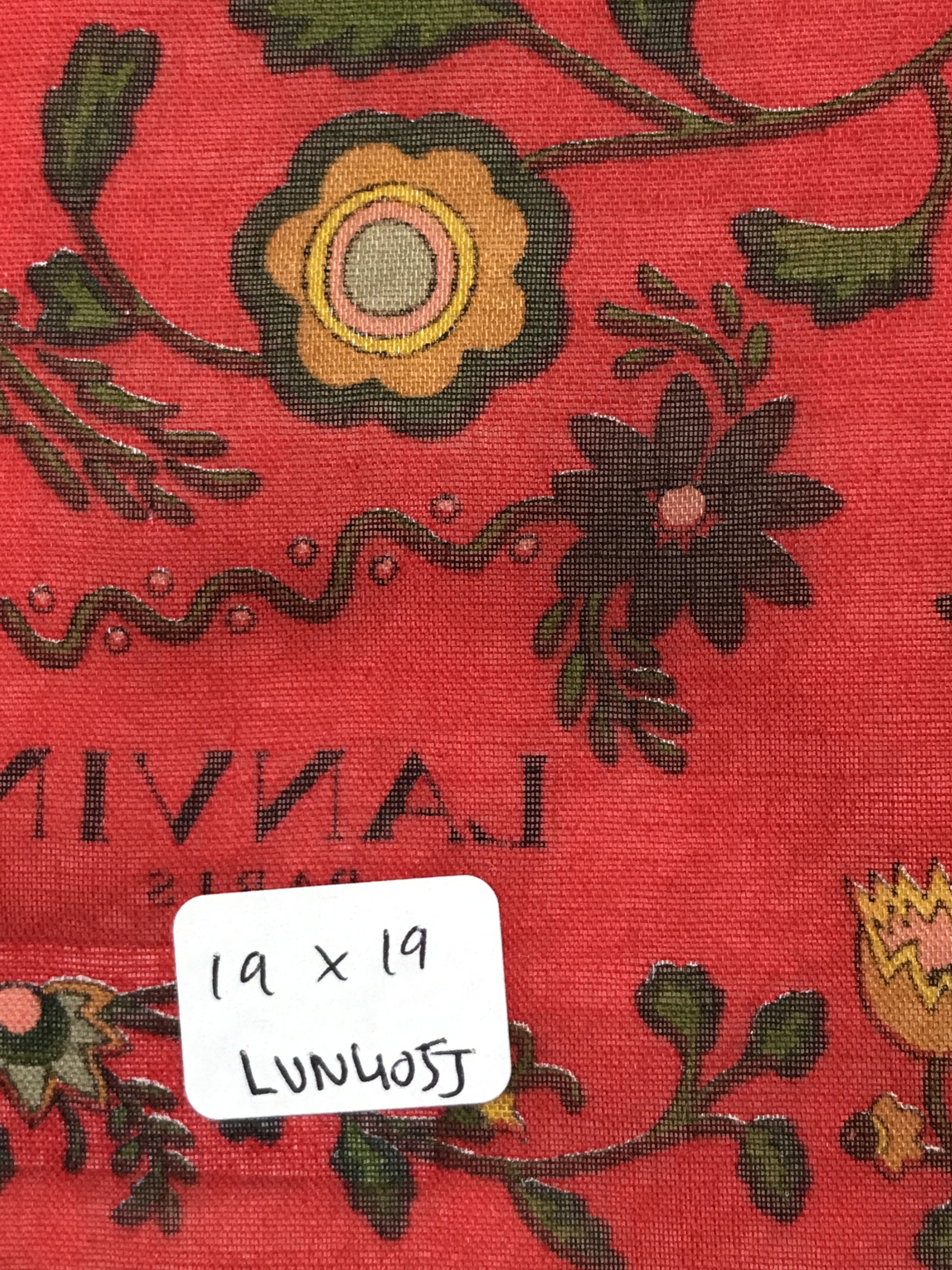 Designer × Lanvin × Vintage Vintage Lanvin Bandana Neckerchief Handkerchief Size ONE SIZE - 5 Thumbnail