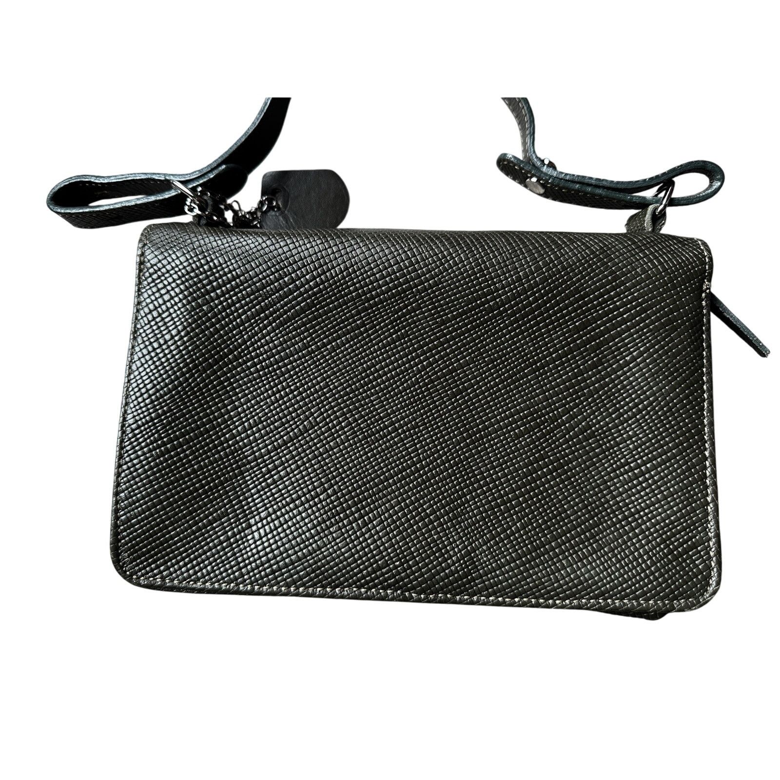 Longchamp Longchamp Compact Pebbled Leather Crossbody Bag Size ONE SIZE - 8 Thumbnail