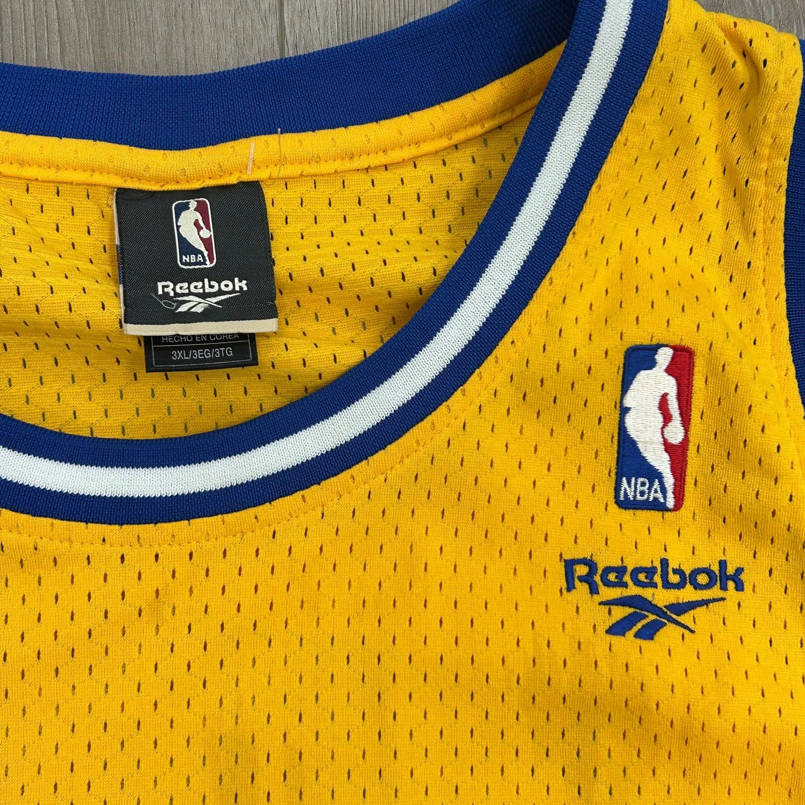 NBA GOLDEN STATE WARRIORS RICK BARRY REEBOK SWINGMAN HWC SZ 3XL Size US XXL / EU 58 / 5 - 3 Thumbnail