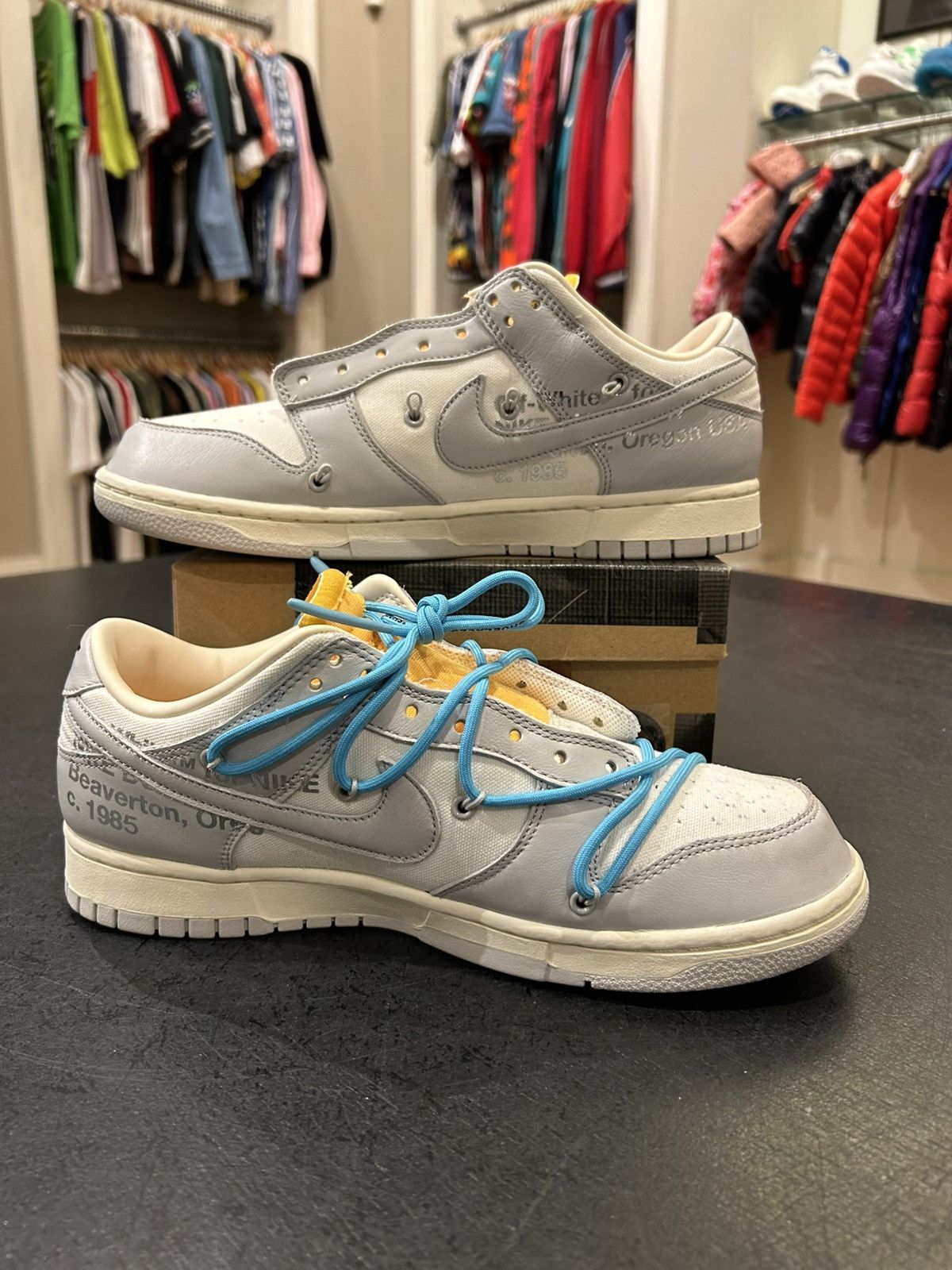 Nike Nike Dunk Low ‘Off-White Lot 2’ Size US 9.5 / EU 42-43 - 2 Thumbnail