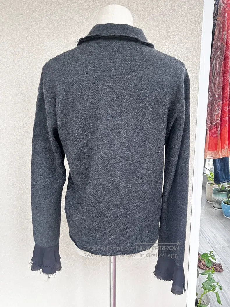 Comme des Garcons Comme Des Garcons Patched wool knit cardigan Size S / US 4 / IT 40 - 9 Thumbnail