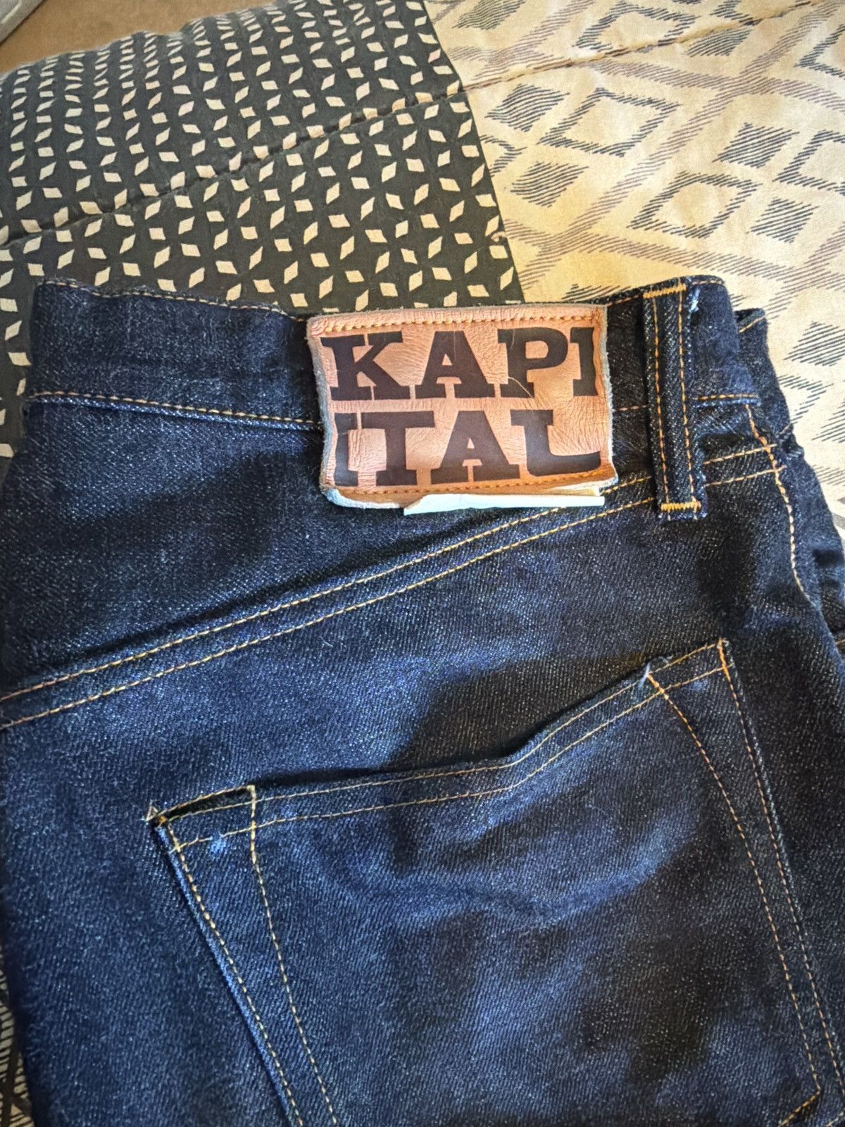 Kapital Navy Blue Kapital W/ Kapital Belt Loop Size US 32 / EU 48 - 3 Thumbnail