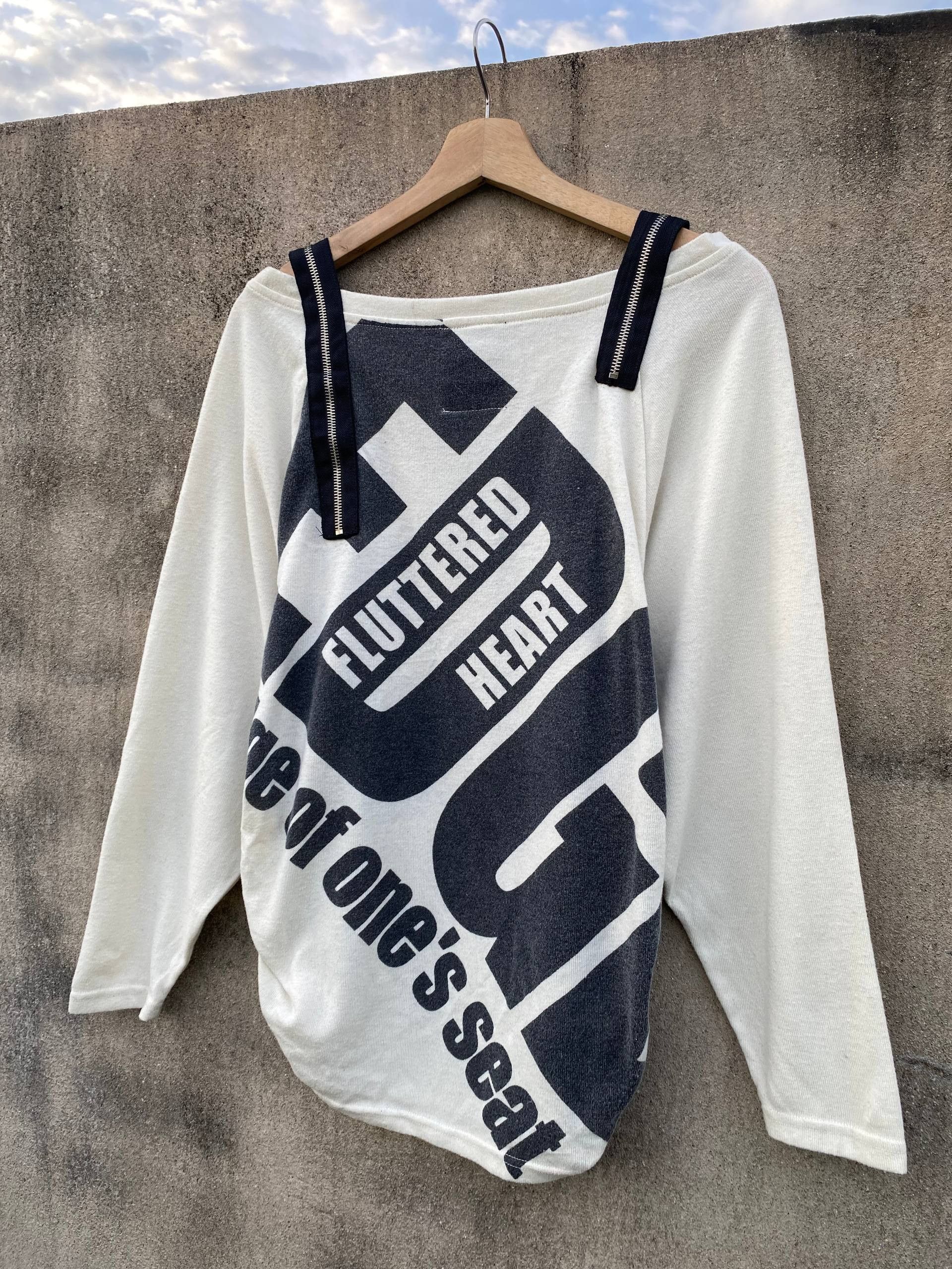 If Six Was Nine Plein Beaute Y2K Japanese Punk Glam Graphic Top Size M / US 6-8 / IT 42-44 - 8 Thumbnail