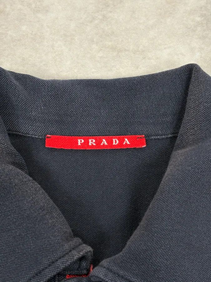 Prada 2000s Prada Navy Polo Shirt Size US S / EU 44-46 / 1 - 8 Thumbnail