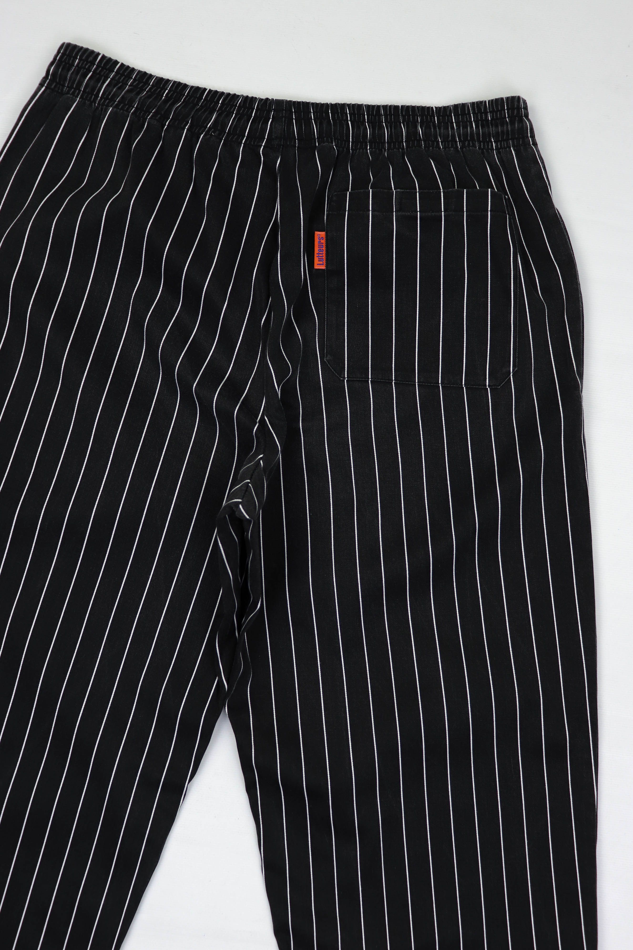 Other Vintage Lutteurs Striped Black Workers Chore Pants Size US 32 / EU 48 - 7 Thumbnail