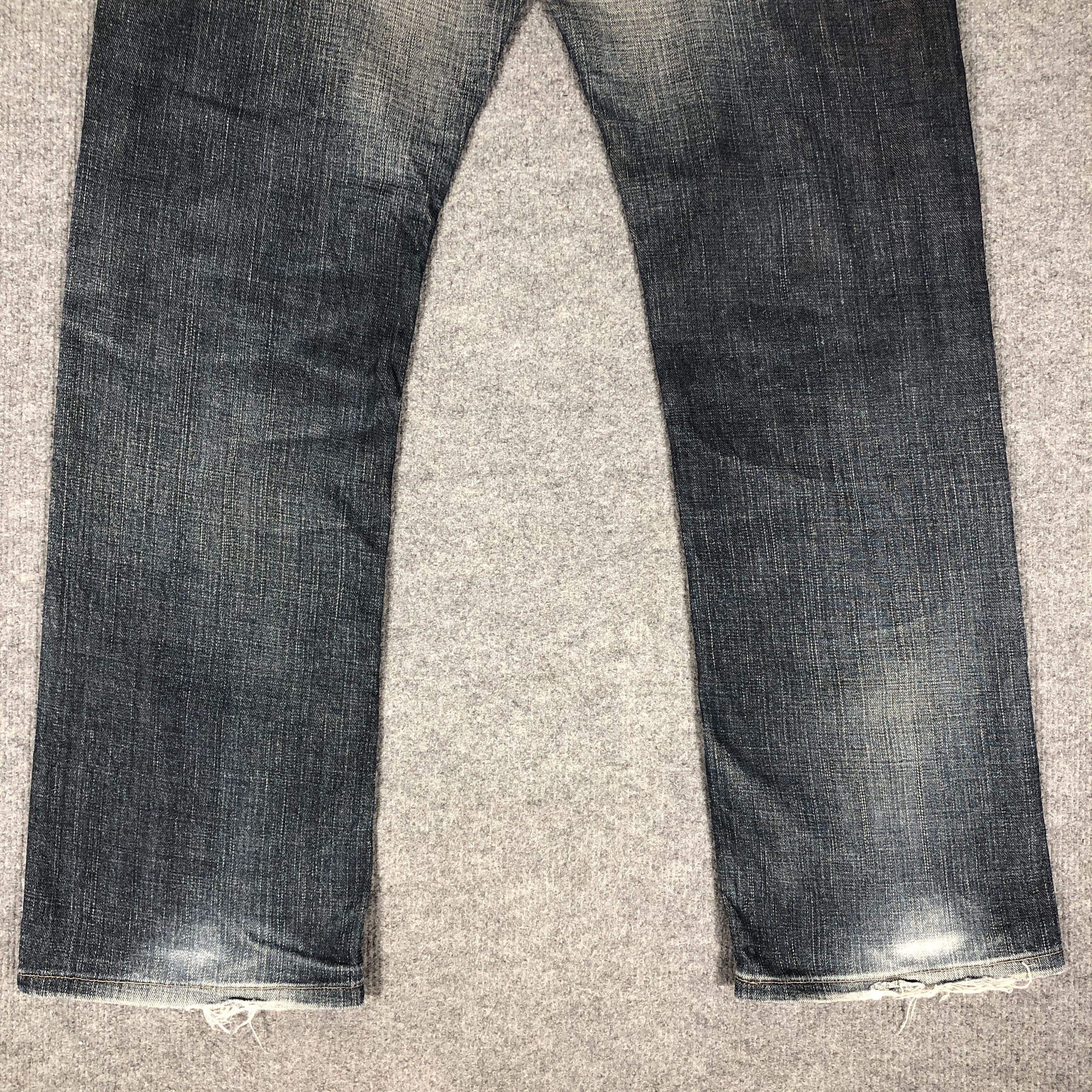 Edwin × Vintage Womens Vintage Edwin Jeans Edge Of Blue L1201W Size 32" / US 10 / IT 46 - 6 Thumbnail