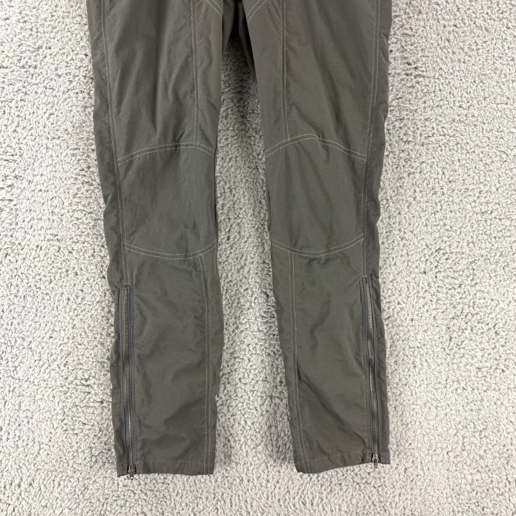 Vintage Kuhl Inspiratr Ankle Zip Pants Womens Size 6 Gray Hiking Travel Outdoor Casual Size 28" / US 6 / IT 42 - 3 Thumbnail