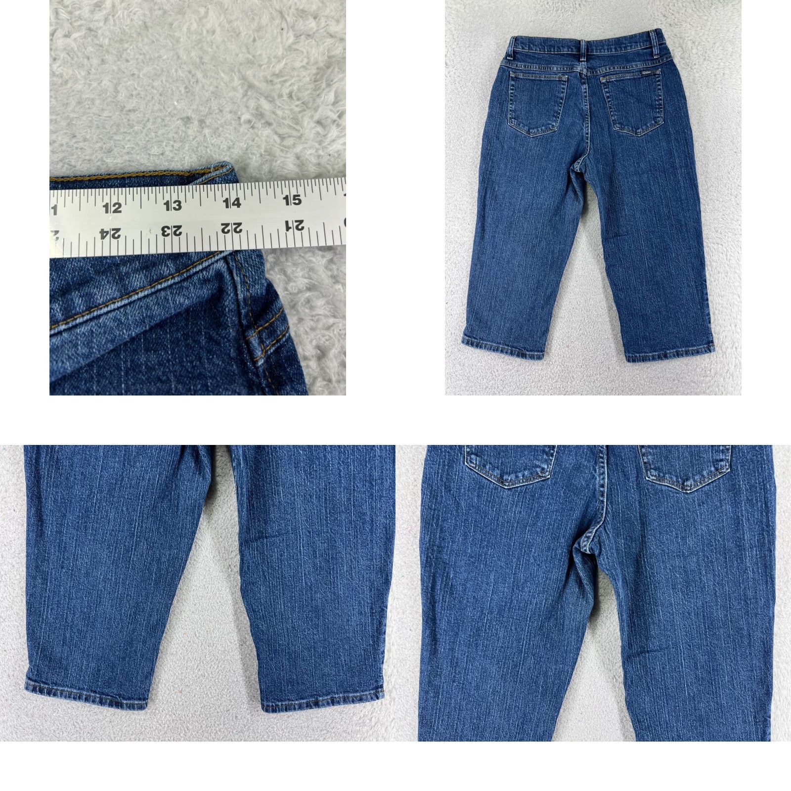 Wrangler VINTAGE Wrangler Jeans Womens 10 P Blue Denim Carpi Cotton Blend Mid Rise 27x18 Size 32" / US 10 / IT 46 - 9 Thumbnail