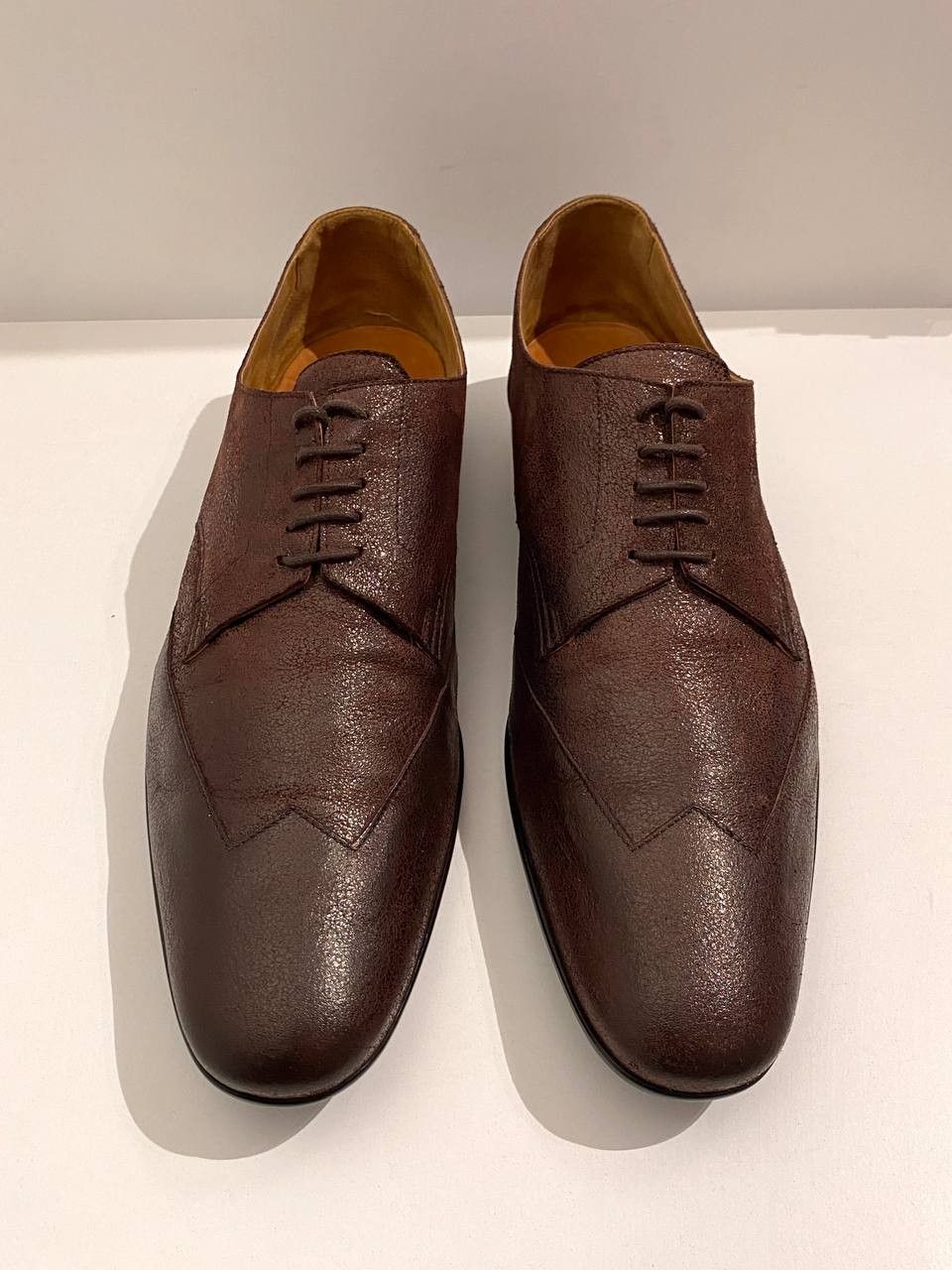 Hermes Hermes Oxford Leather Lace Up Flats Classic Formal Shoes Size US 11 / EU 44 - 4 Thumbnail