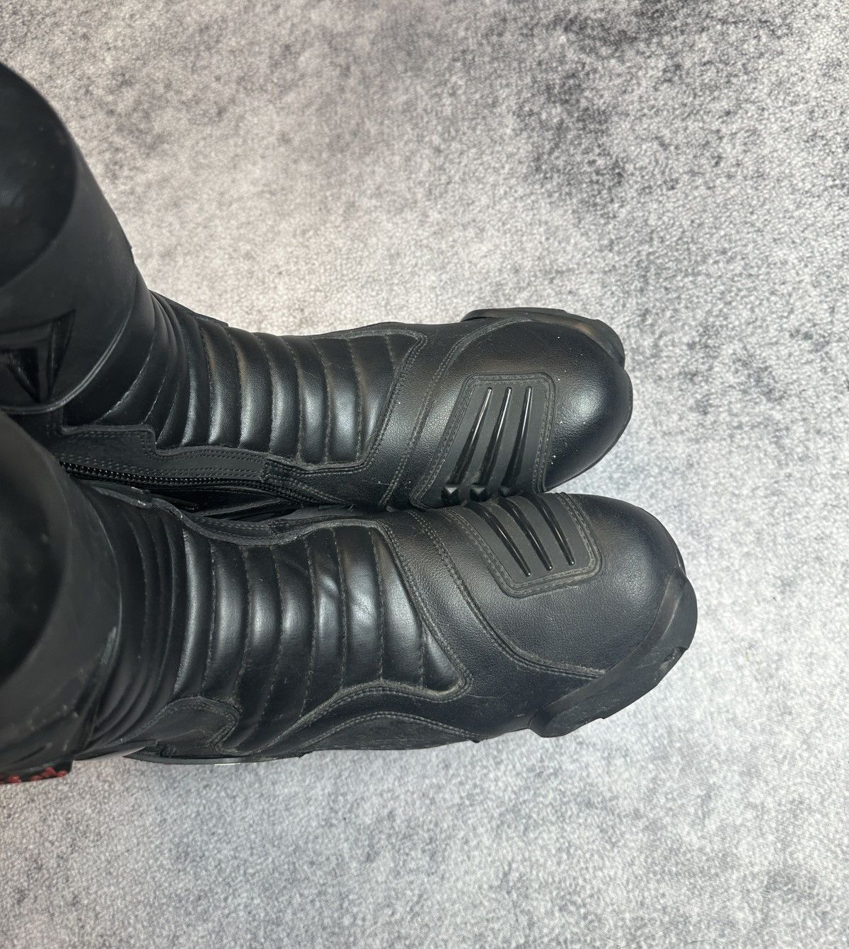 Vintage Y2K Opium Leather Racing Boots Streetwear Style XTRM VTg 46 Size US 12.5 / EU 45-46 - 3 Thumbnail
