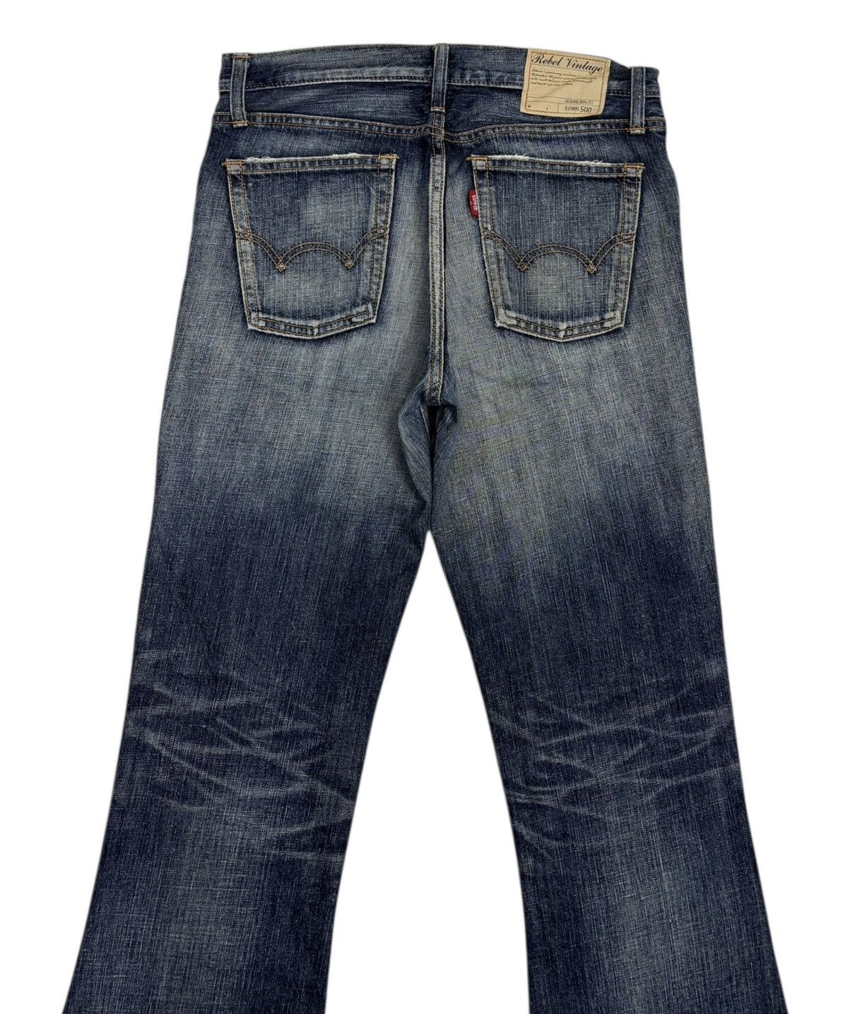 Edwin × Hysteric Glamour × If Six Was Nine Flare Jeans Edwin 500 Rebel Vintage Bootcut Denim Jeans Size US 30 / EU 46 - 6 Thumbnail
