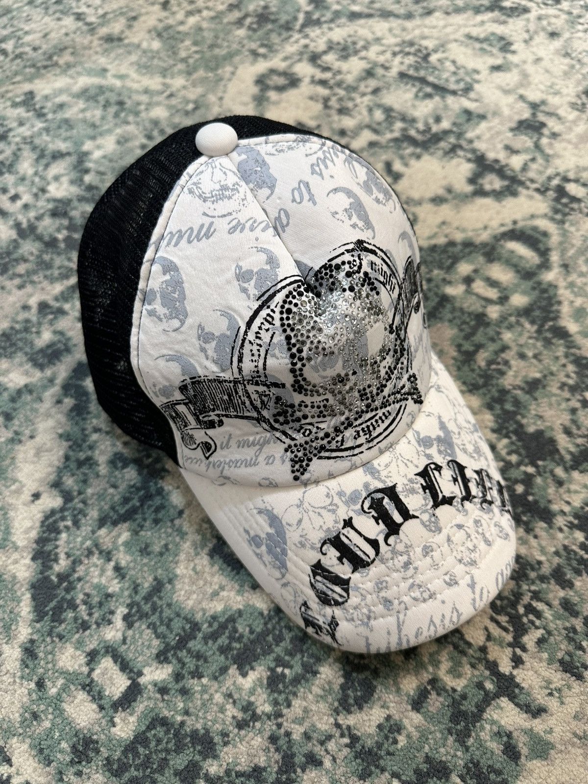 Japanese Brand × Vintage Vintage Y2K Diablo Skull Hats (OSFA) Size ONE SIZE - 6 Thumbnail