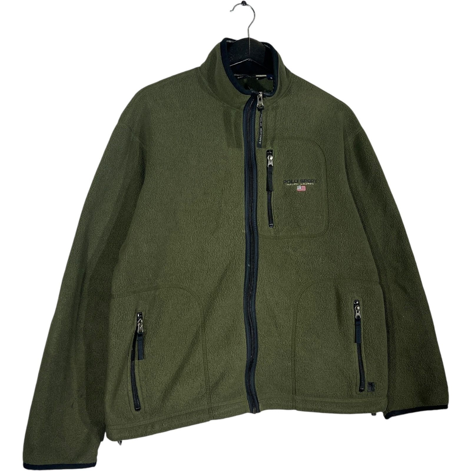 Polo Ralph Lauren Vintage Full Zip Polo Sport Fleece Zip-Up Jacket Size US S / EU 44-46 / 1 - 4 Thumbnail