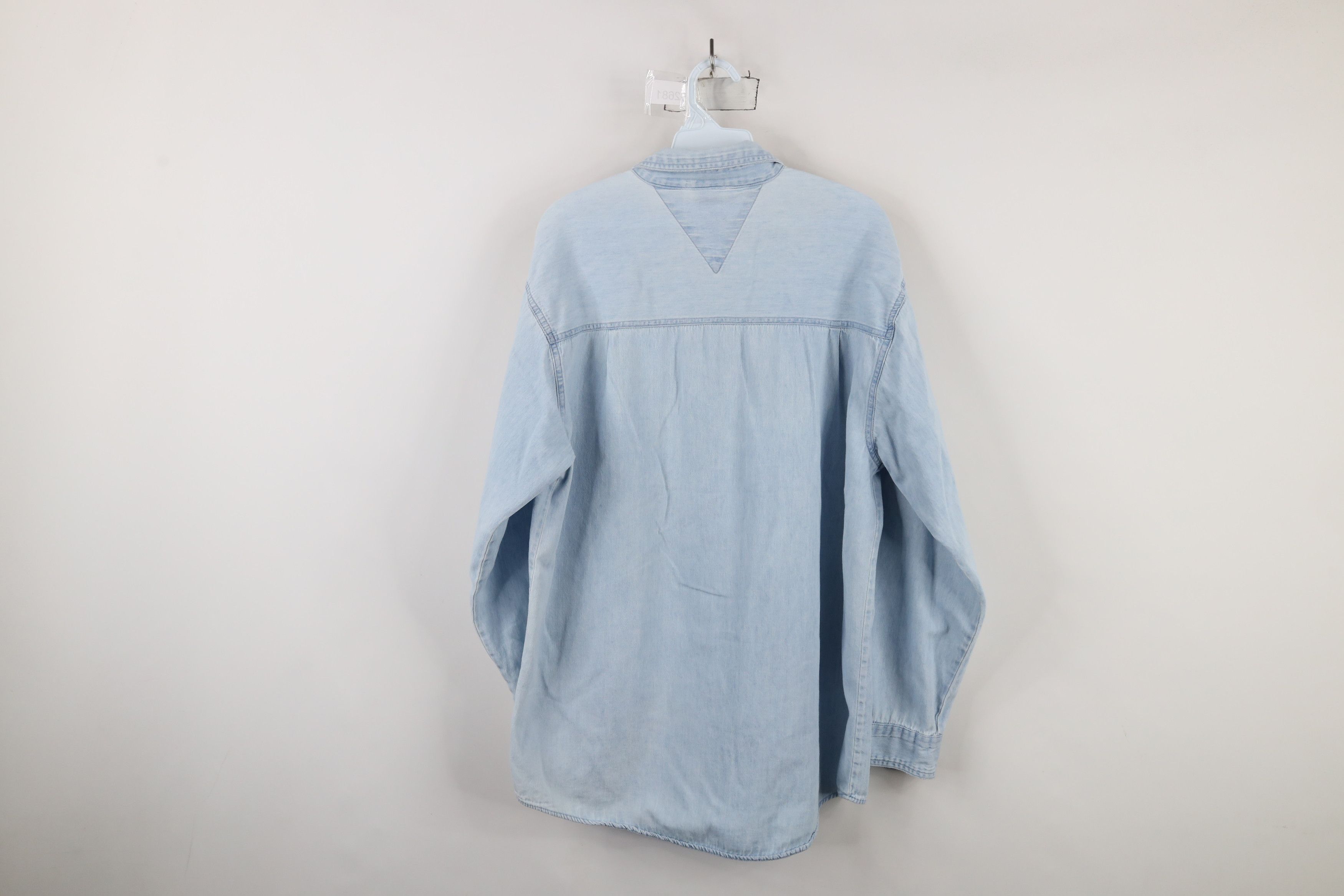 Vintage Vintage 90s Ohio State University Denim Jean Button Shirt Size US M / EU 48-50 / 2 - 12 Thumbnail