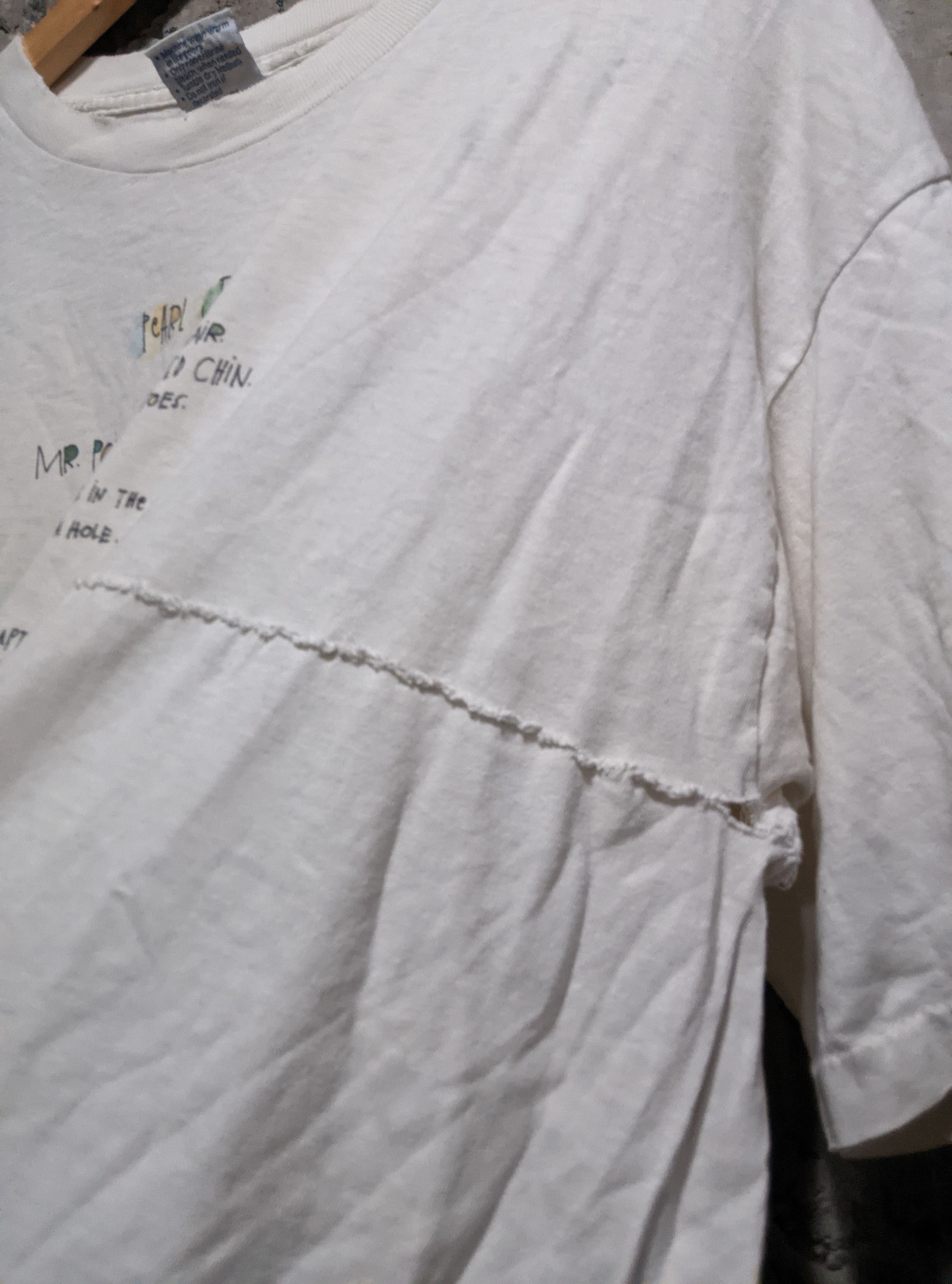 Band Tees Vintage 1995 thrashed Pearl jam mr point grunge t shirt Size US XL / EU 56 / 4 - 7 Thumbnail