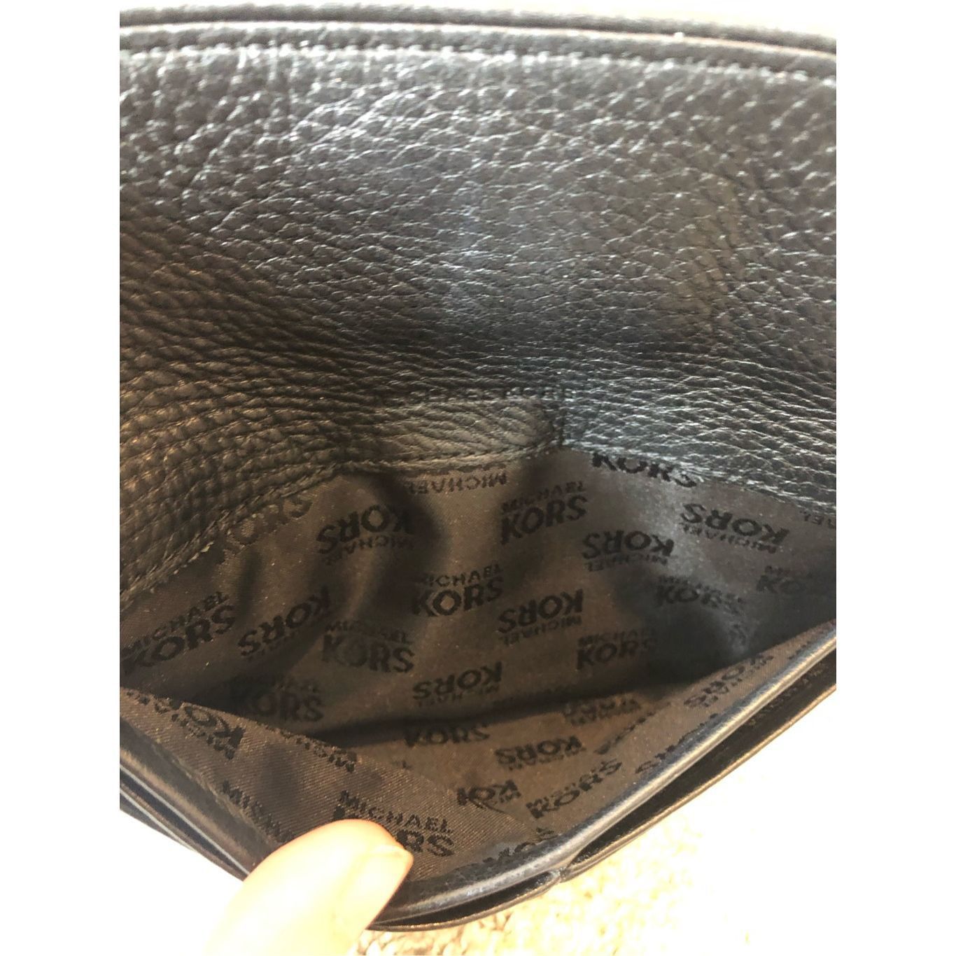 Michael Kors Michael Kors Women’s Black Snap Button Wallet Wristlet Size ONE SIZE - 4 Thumbnail