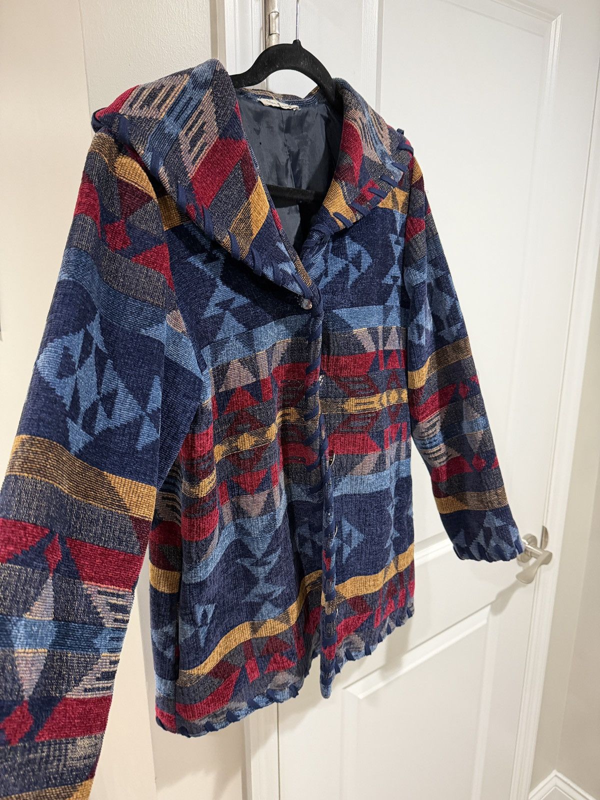 Vintage Men's Vintage 90s Aztec Lined Tapestry Jacket USA Made Size US M / EU 48-50 / 2 - 3 Thumbnail