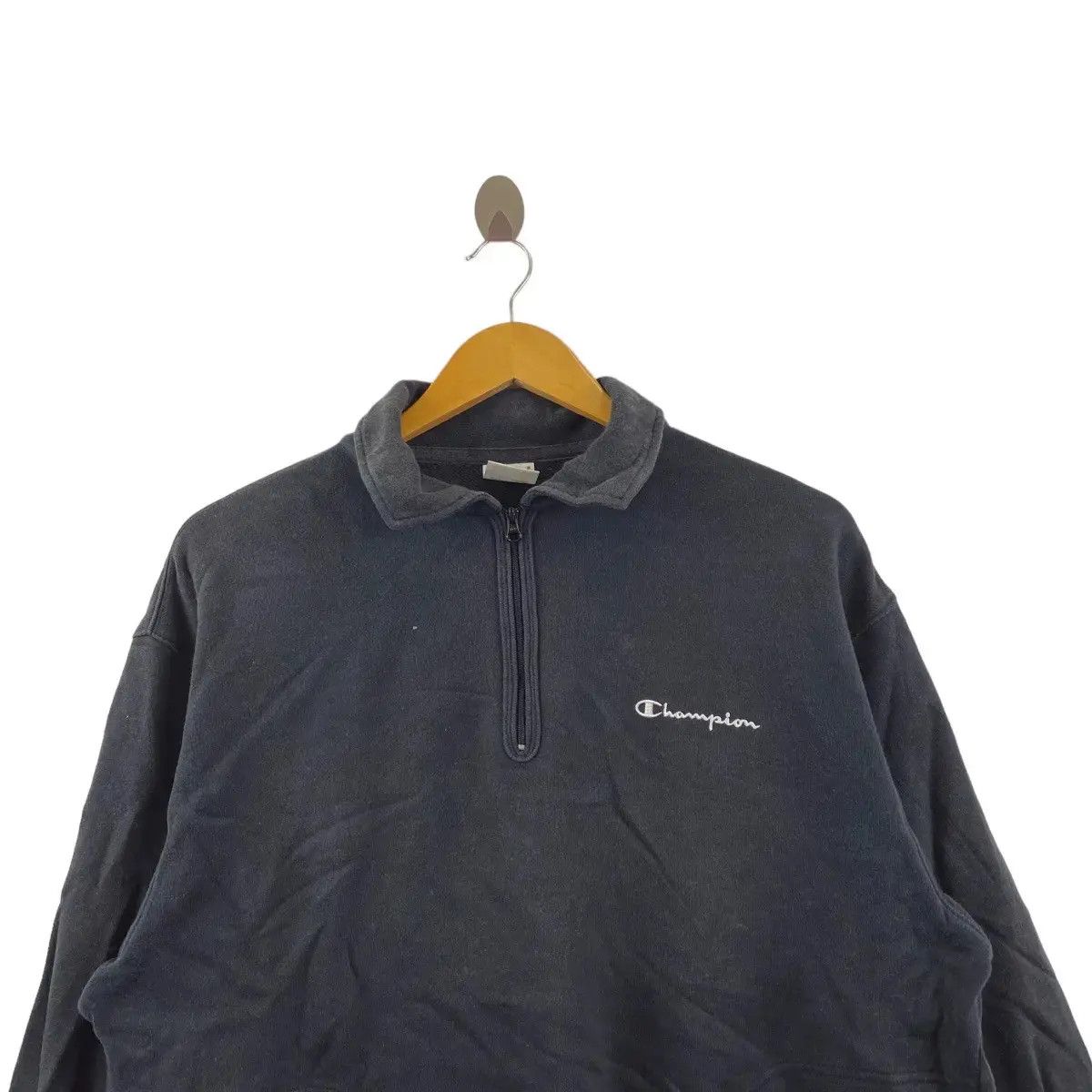 Champion Vintage CHAMPION USA Athletic Apparel Half Zipper Sweatshirt Size XL / US 12-14 / IT 48-50 - 3 Thumbnail