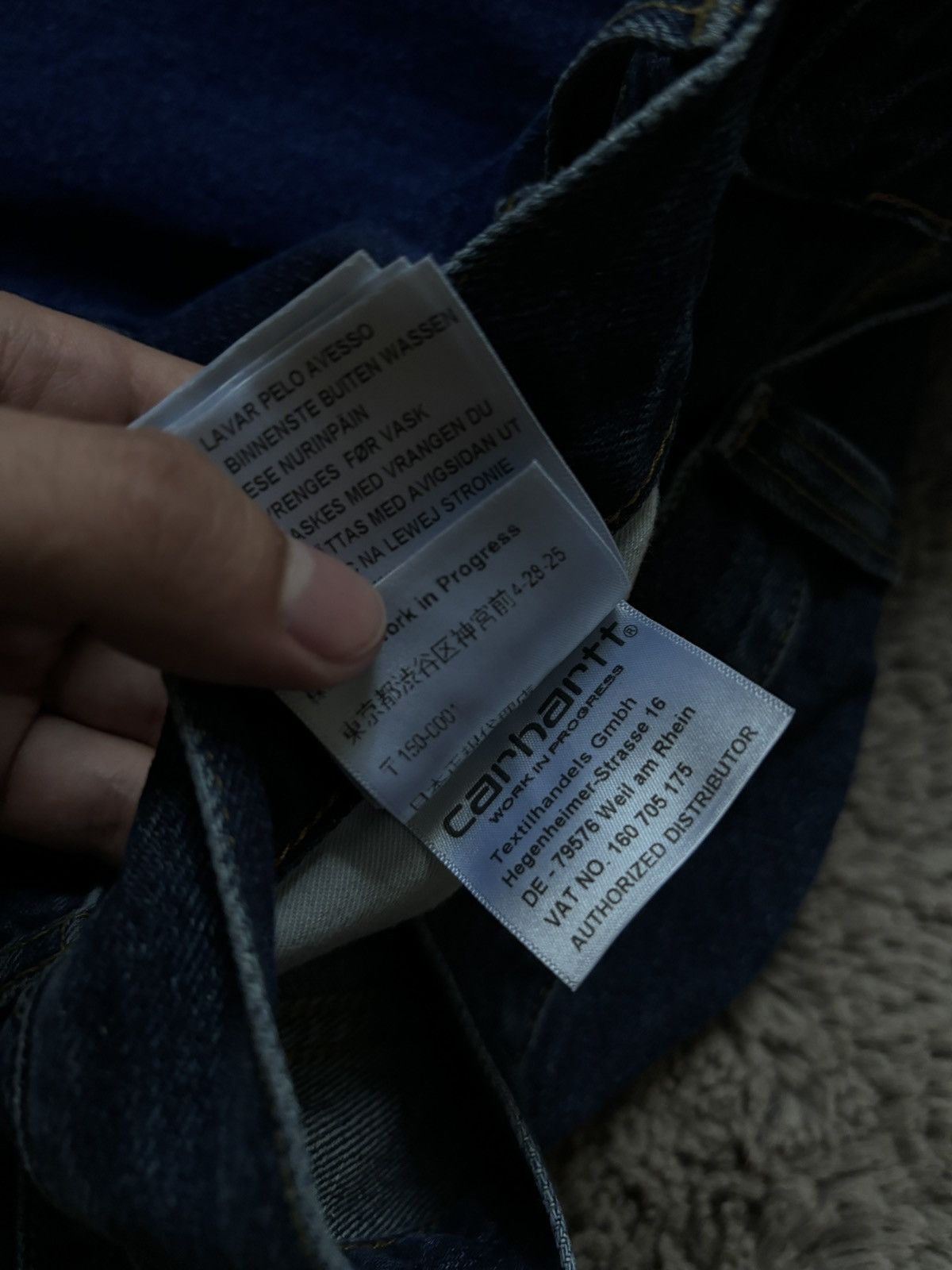Carhartt Carhartt jeans Landon baggy blue denim pants Size US 34 / EU 50 - 9 Thumbnail